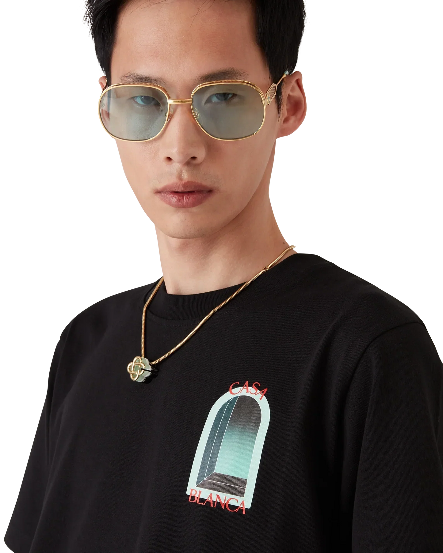 L'Arche Short Sleeve T-Shirt | Casablanca Paris | Image 5