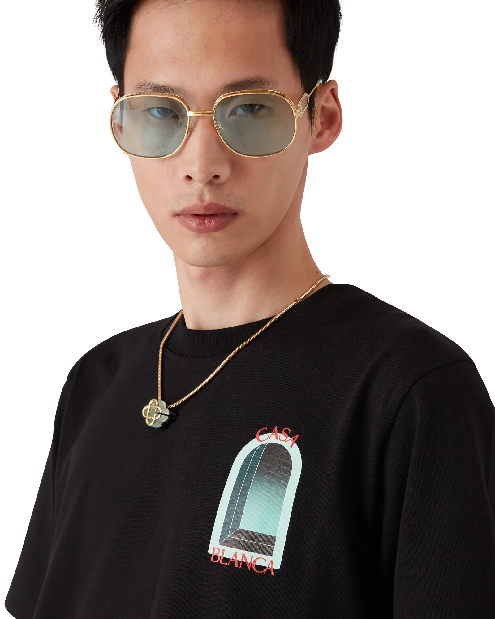 L'Arche Short Sleeve T-Shirt | Casablanca Paris | Image 5