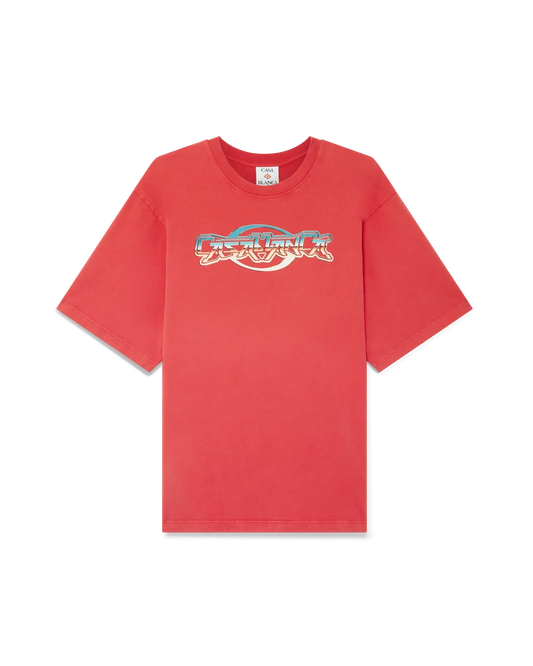 Chrome Short Sleeve T-Shirt | Casablanca Paris | Image 1