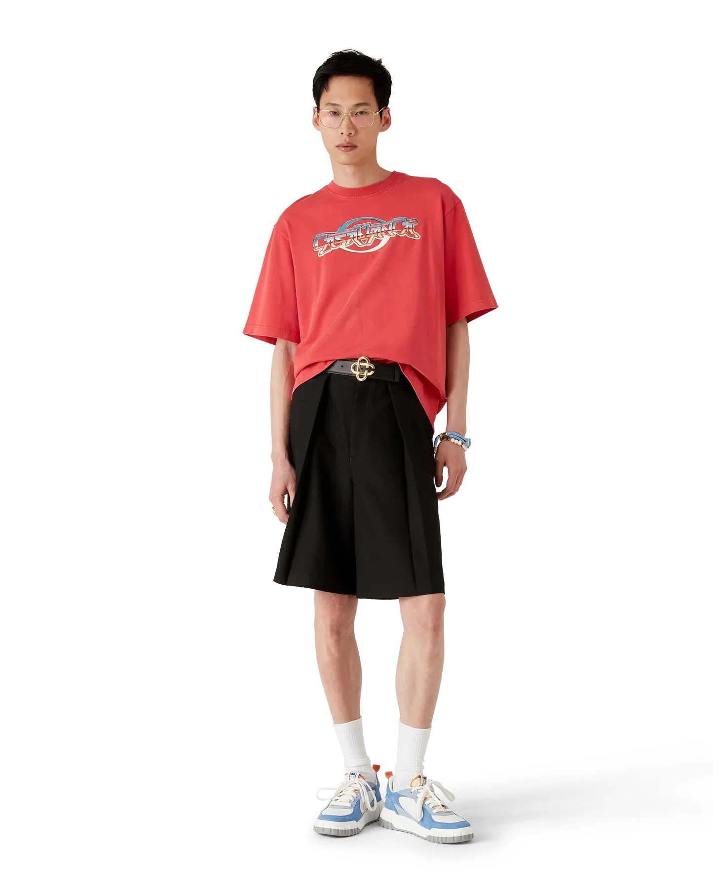 Chrome Short Sleeve T-Shirt | Casablanca Paris | Image 2
