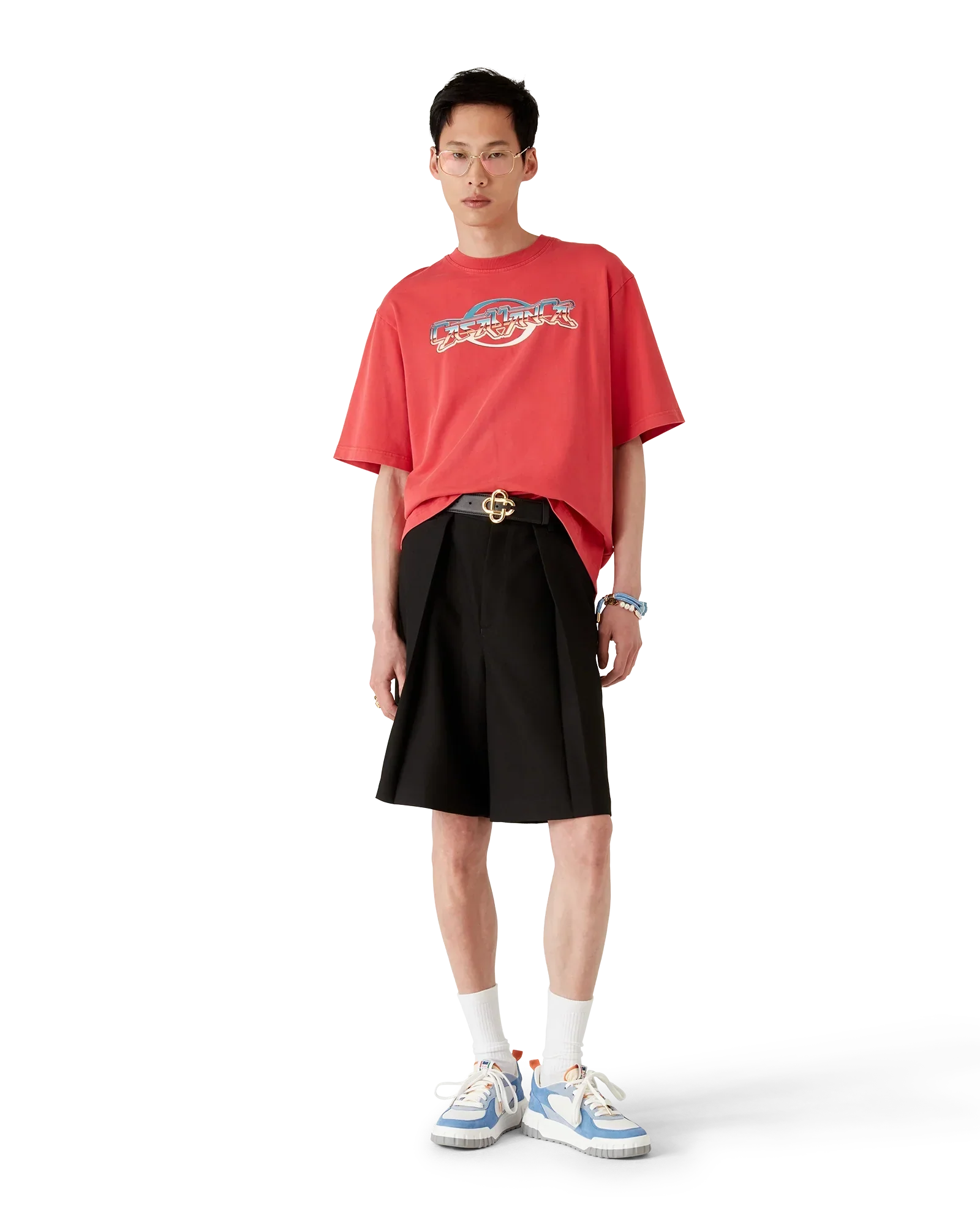 Chrome Short Sleeve T-Shirt | Casablanca Paris | Image 2