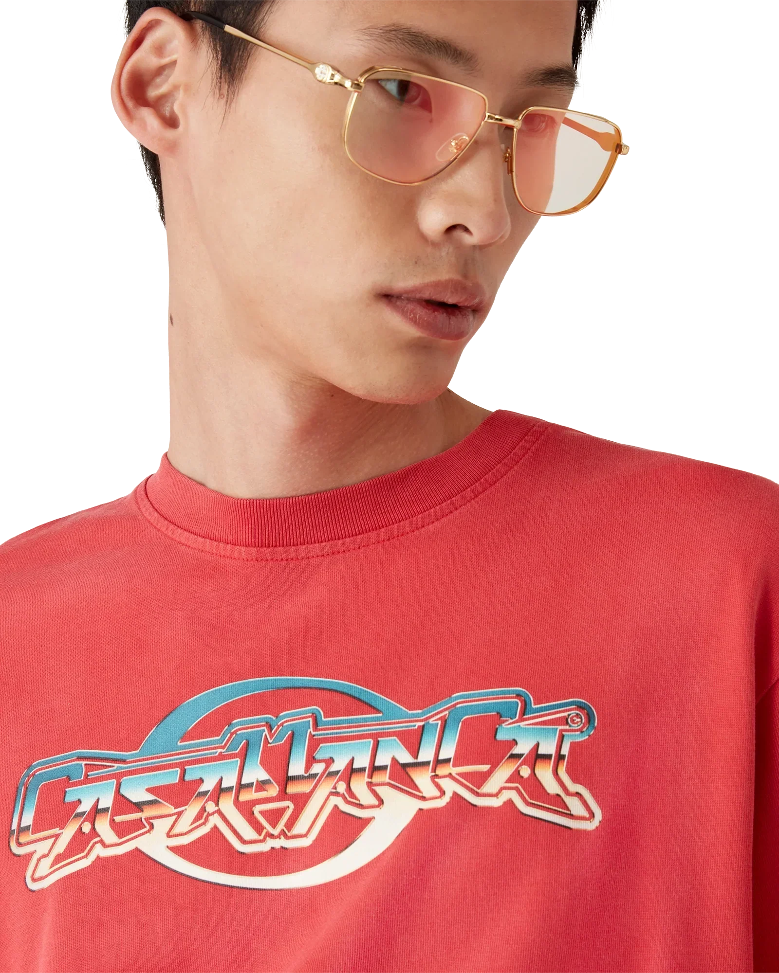 Chrome Short Sleeve T-Shirt | Casablanca Paris | Image 5