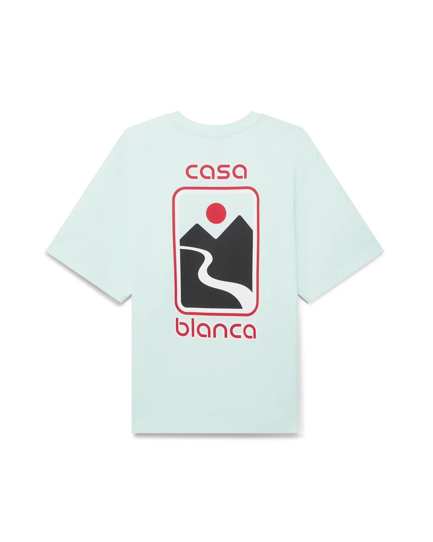 Sunset Valley Short Sleeve T-Shirt | Casablanca Paris | Image 1