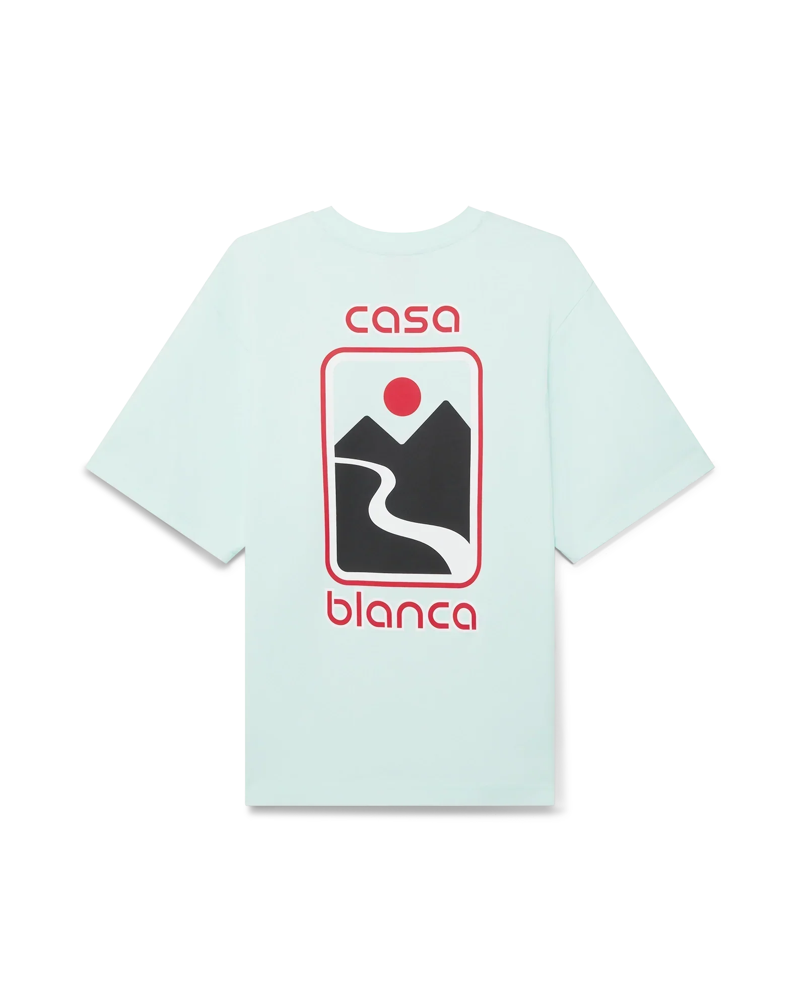 Sunset Valley Short Sleeve T-Shirt | Casablanca Paris | Image 1