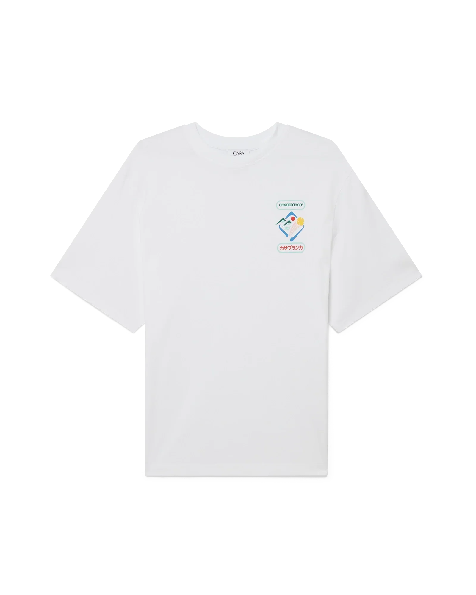 Montagne Sportif Short Sleeve T-Shirt | Casablanca Paris | Image 1
