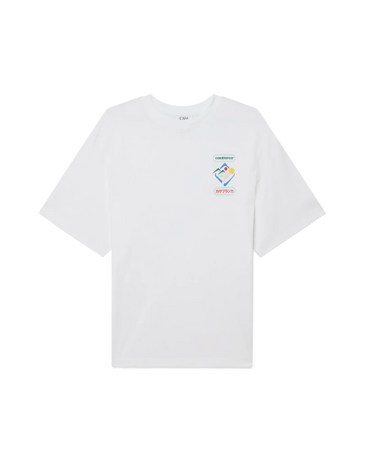 Montagne Sportif Short Sleeve T-Shirt | Casablanca Paris | Image 1