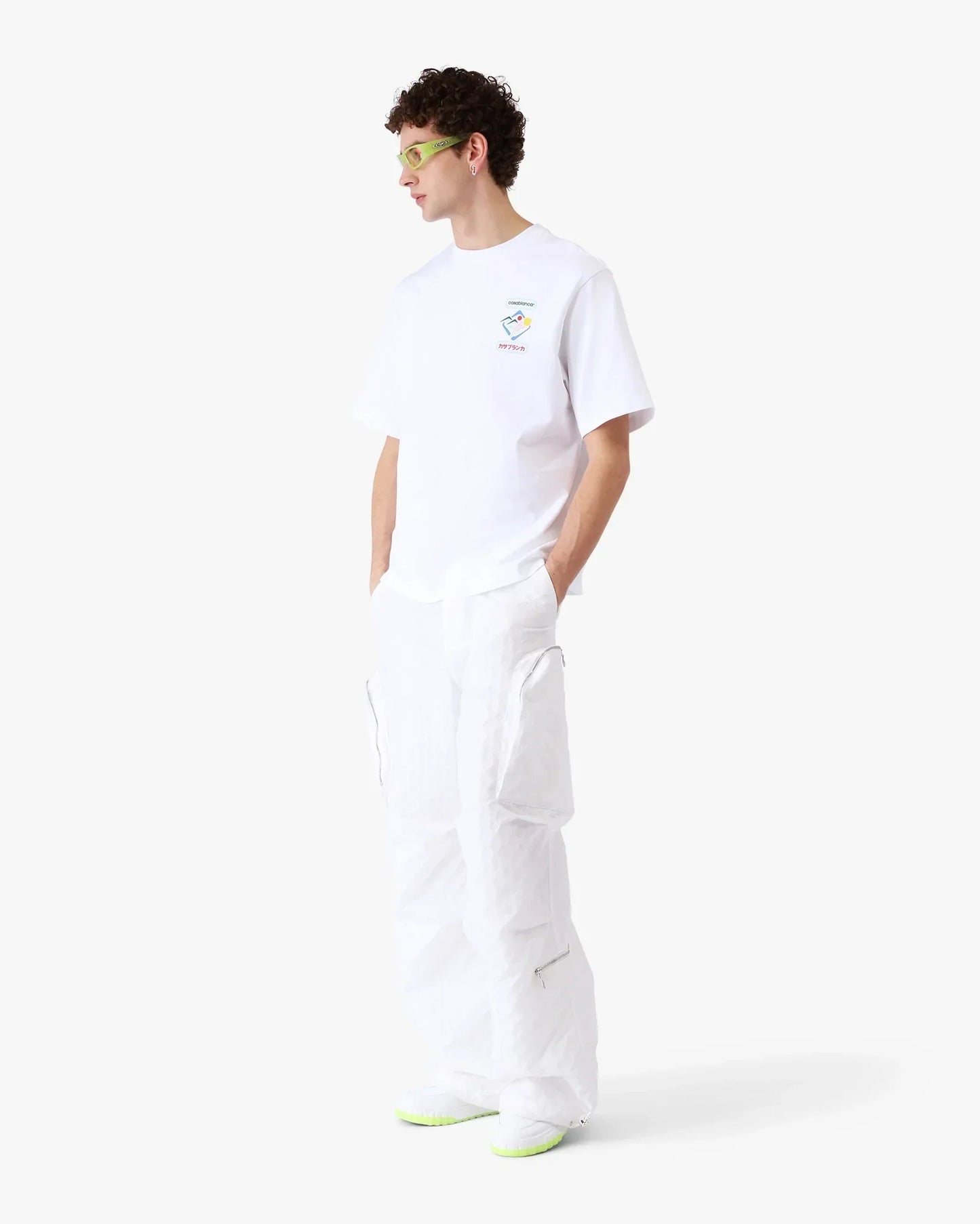 Montagne Sportif Short Sleeve T-Shirt | Casablanca Paris | Image 2