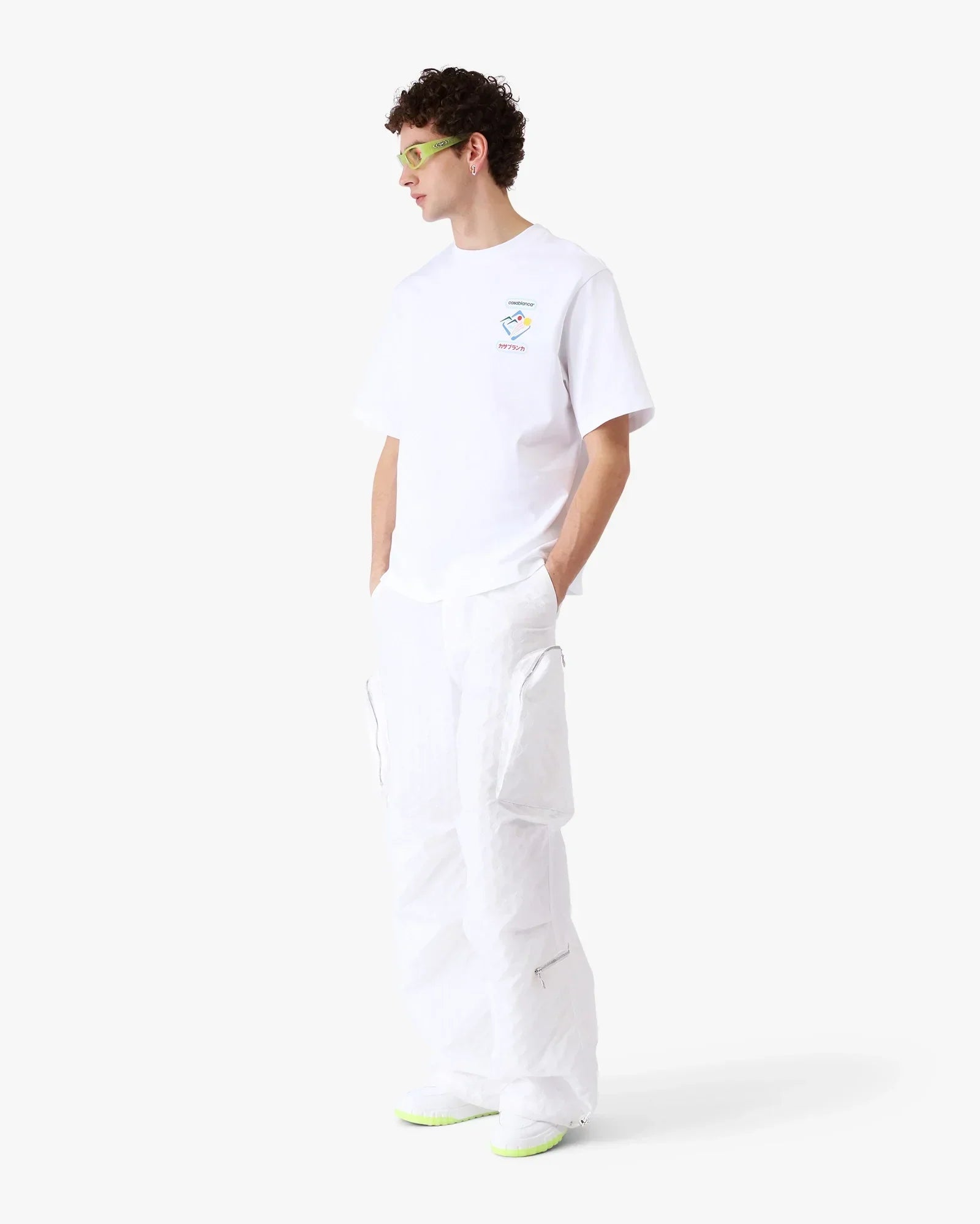 Montagne Sportif Short Sleeve T-Shirt | Casablanca Paris | Image 2