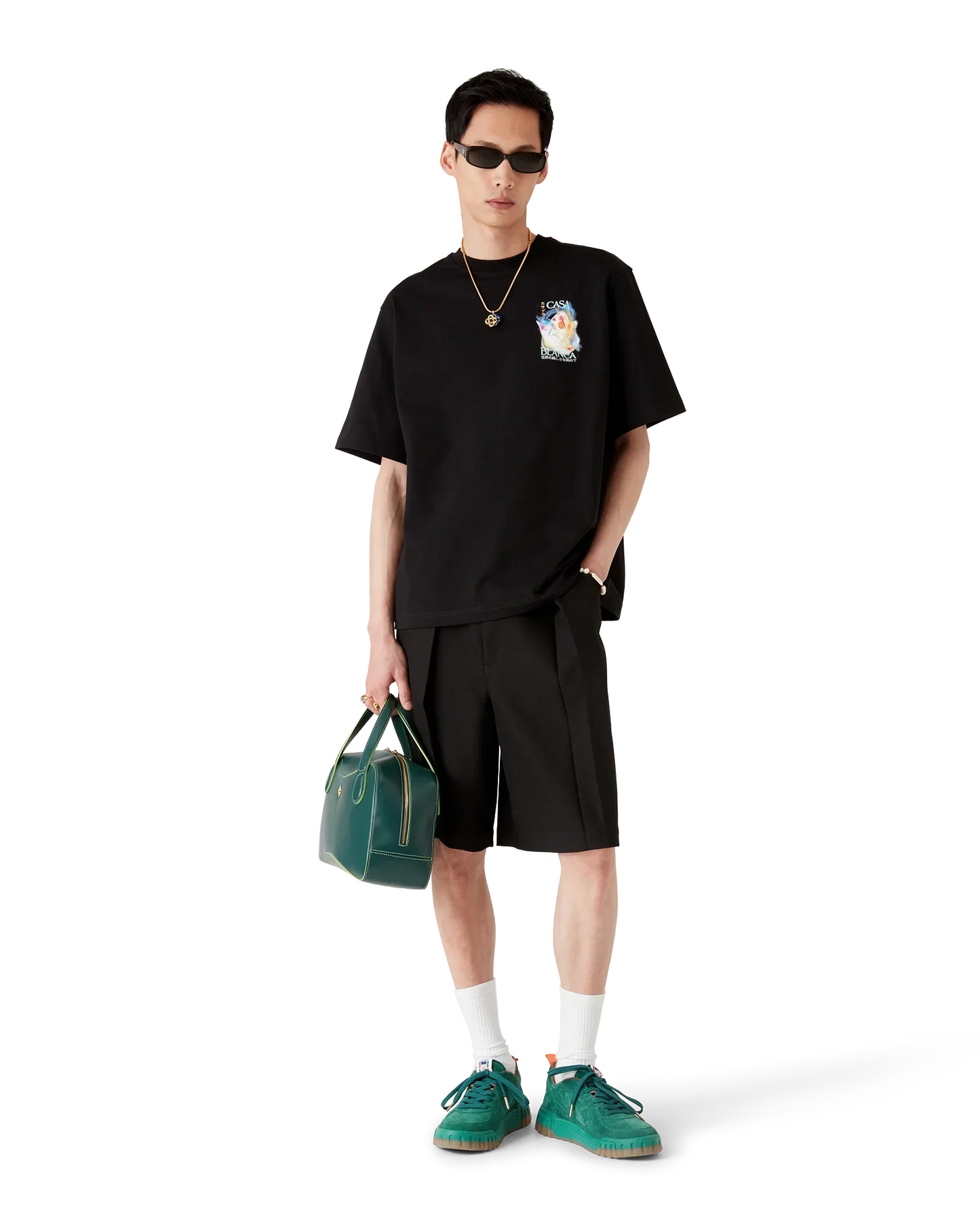 Galactic Connection Short Sleeve T-Shirt | Casablanca Paris | Image 2