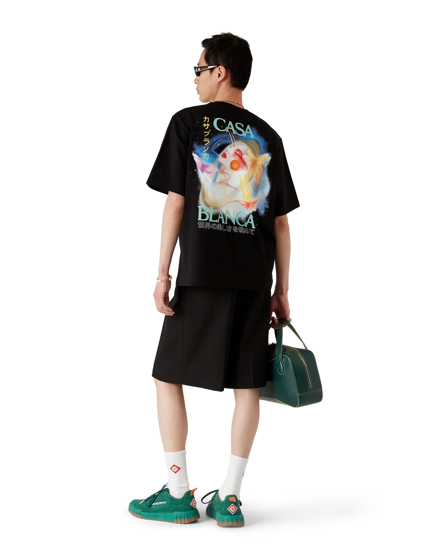 Galactic Connection Short Sleeve T-Shirt | Casablanca Paris | Image 3