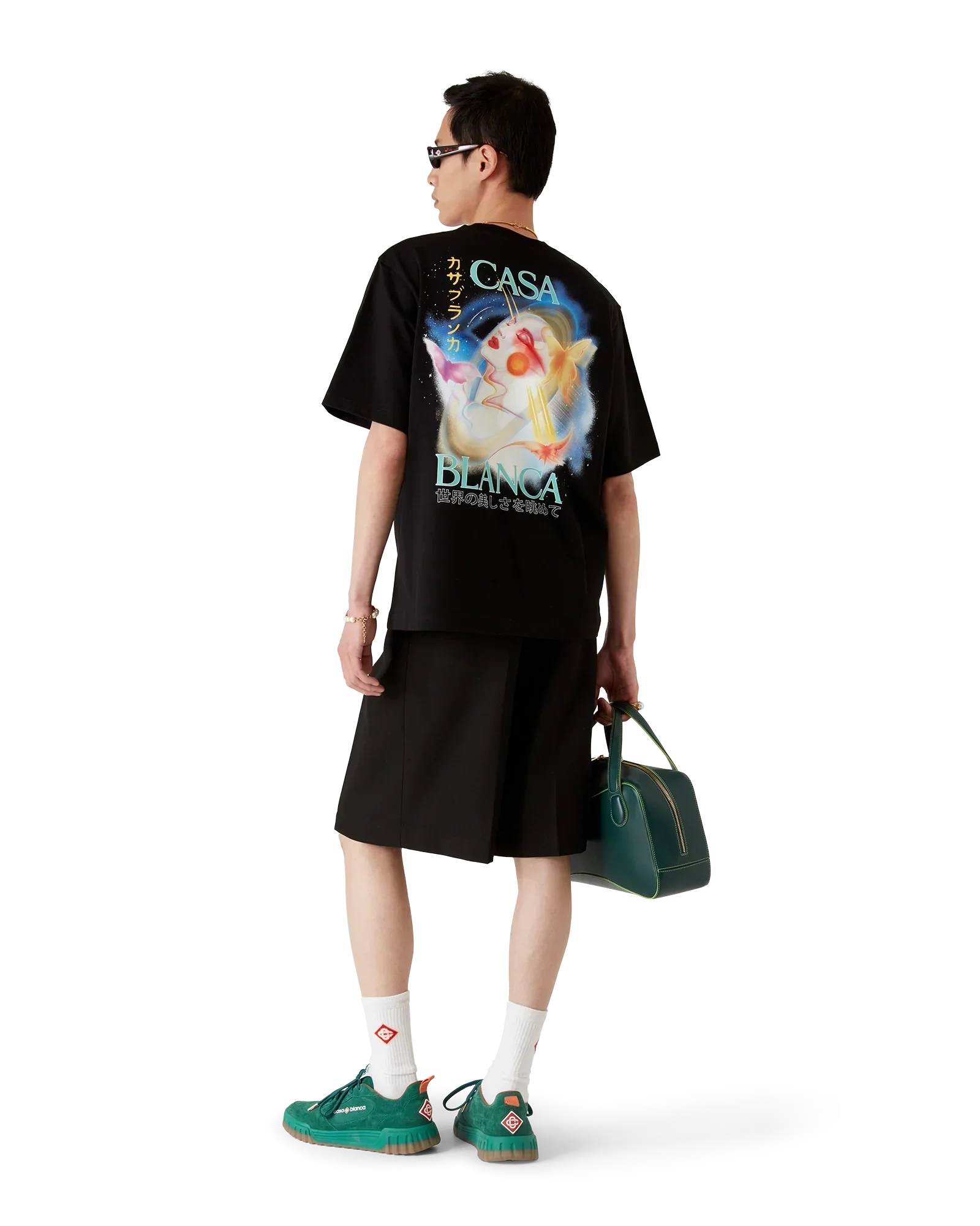 Galactic Connection Short Sleeve T-Shirt | Casablanca Paris | Image 3