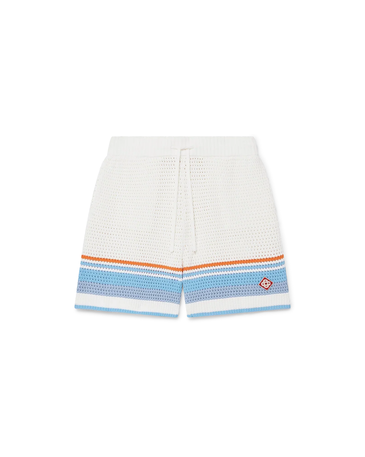 Cotton Tennis Crochet Shorts | Casablanca Paris | Image 1