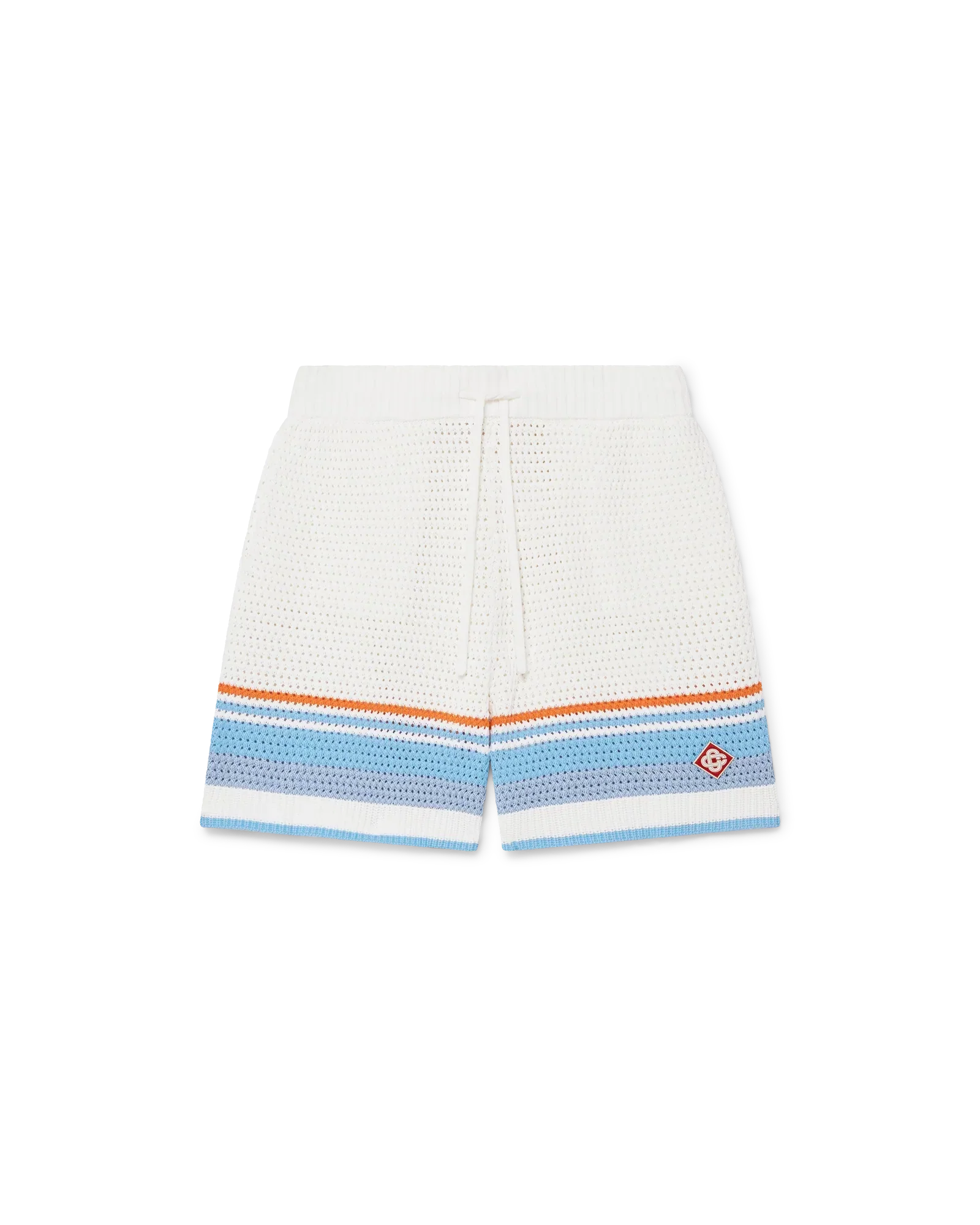 Cotton Tennis Crochet Shorts | Casablanca Paris | Image 1