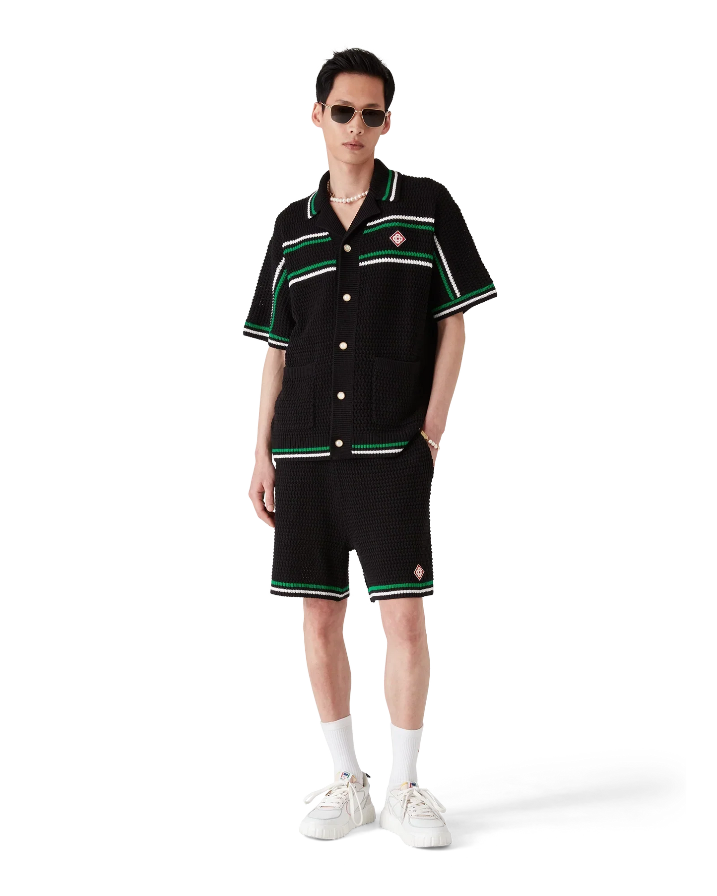 Tennis Crochet Shorts | Casablanca Paris | Image 2
