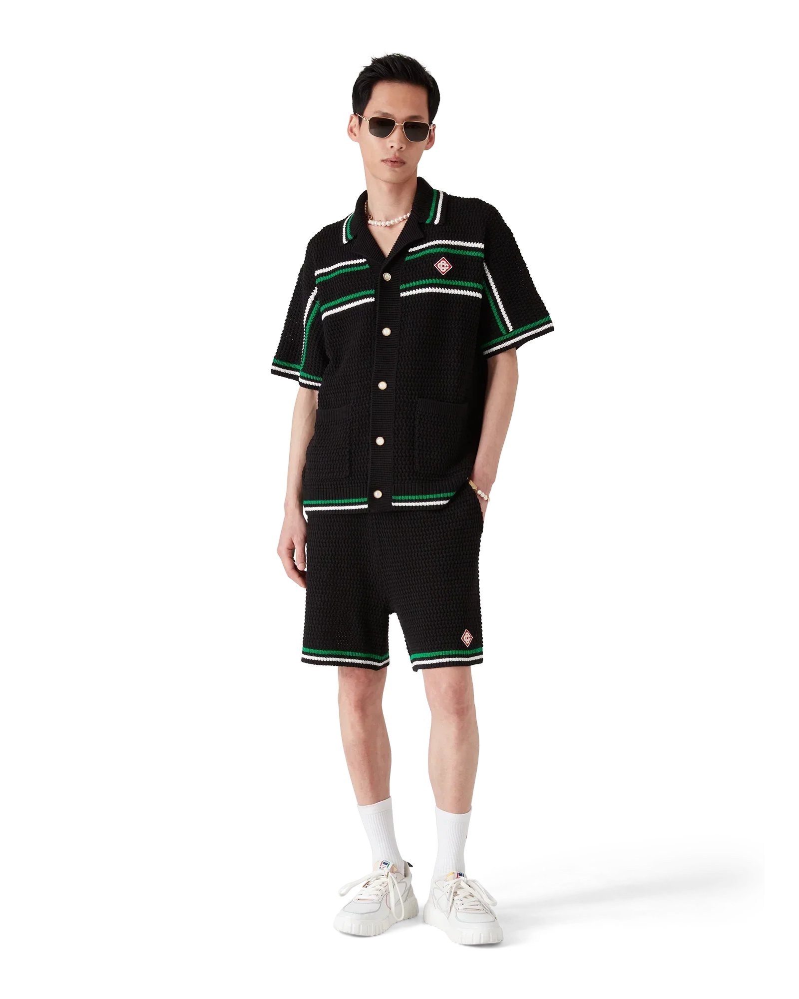 Tennis Crochet Shorts | Casablanca Paris | Image 2