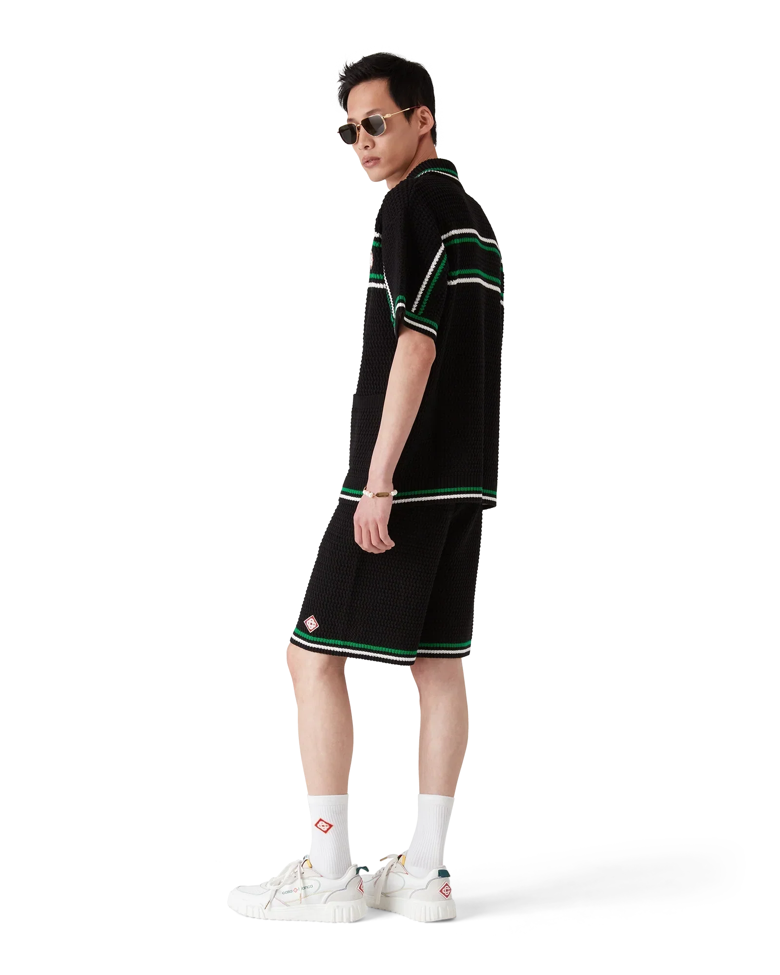 Tennis Crochet Shorts | Casablanca Paris | Image 3