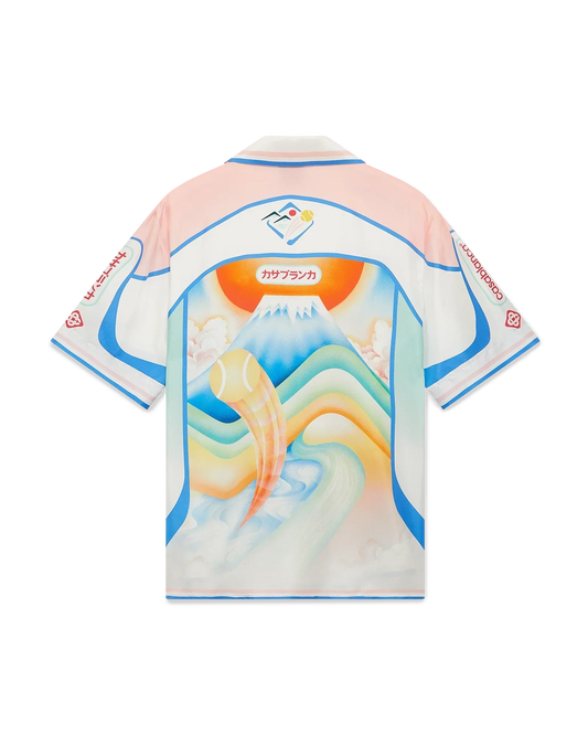 Fuji Dream Short Sleeve Silk Shirt | Casablanca Paris | Image 1