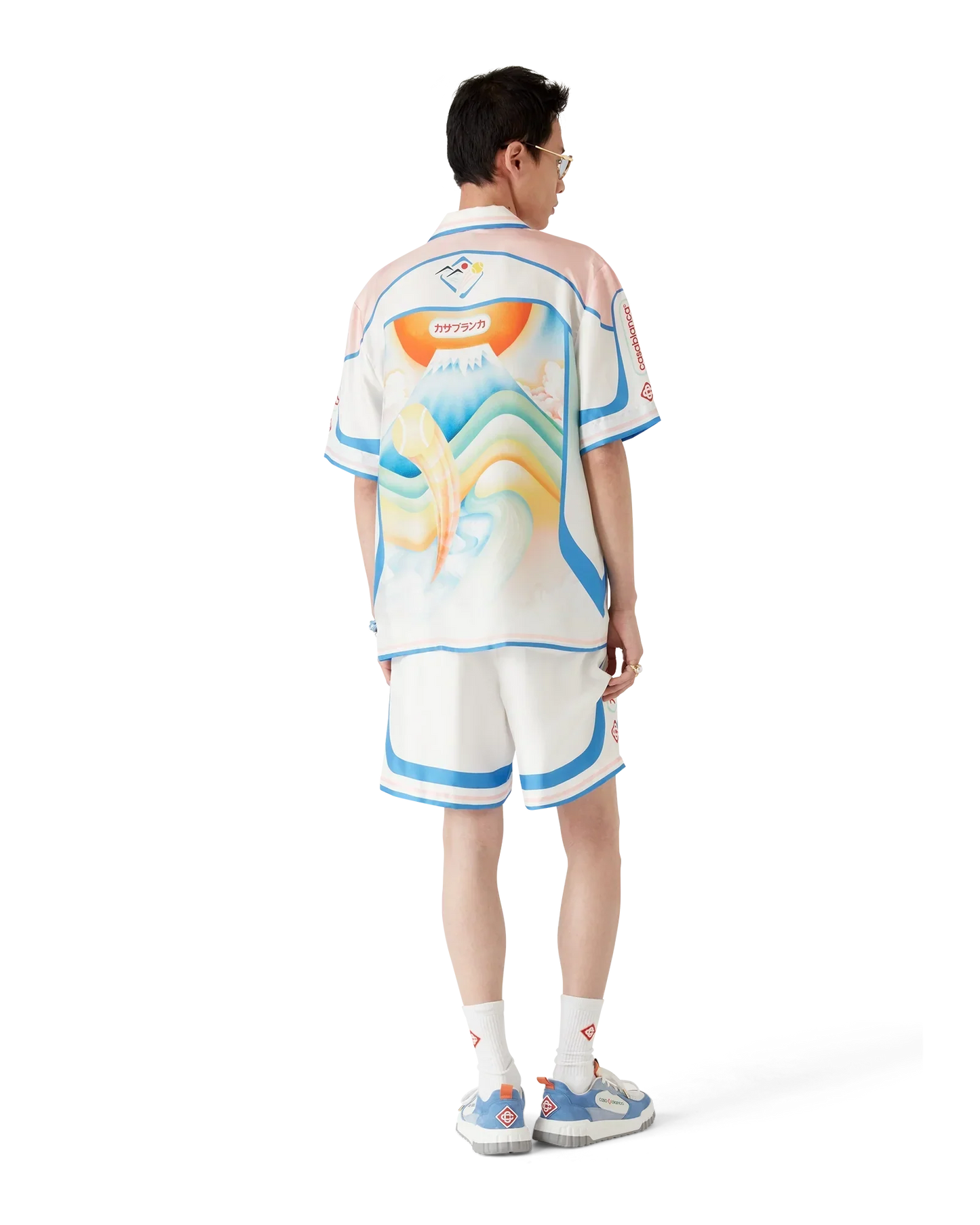Fuji Dream Short Sleeve Silk Shirt | Casablanca Paris | Image 3