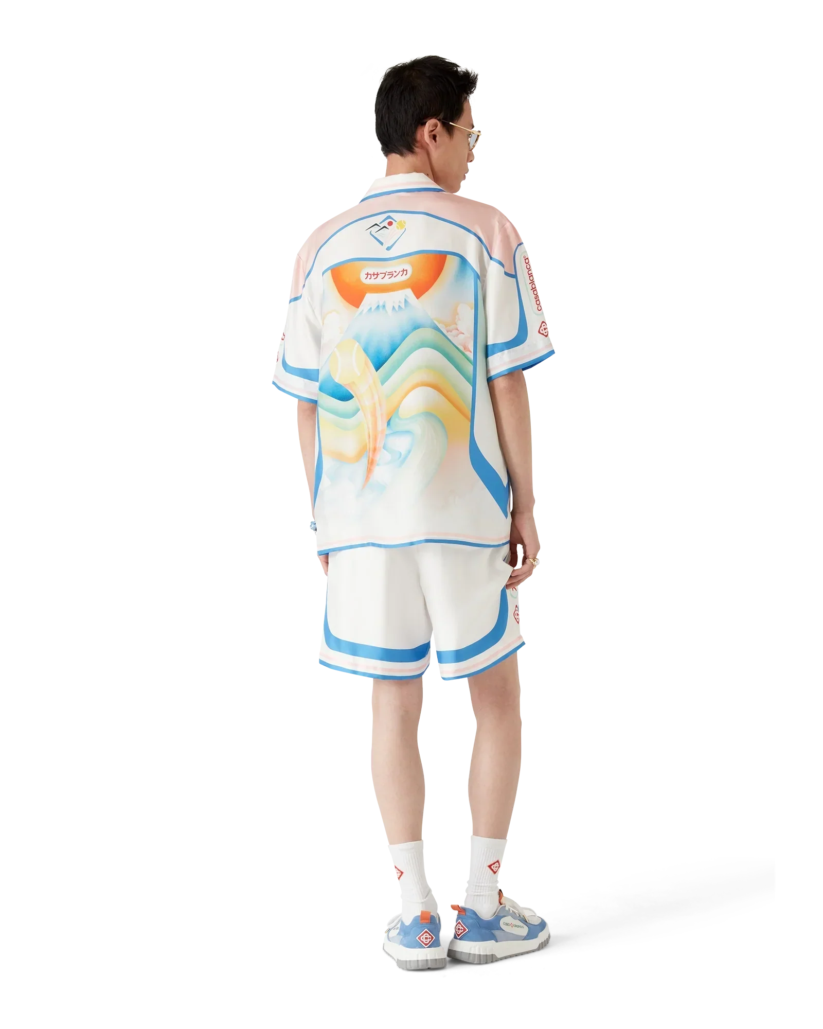 Fuji Dream Short Sleeve Silk Shirt | Casablanca Paris | Image 3