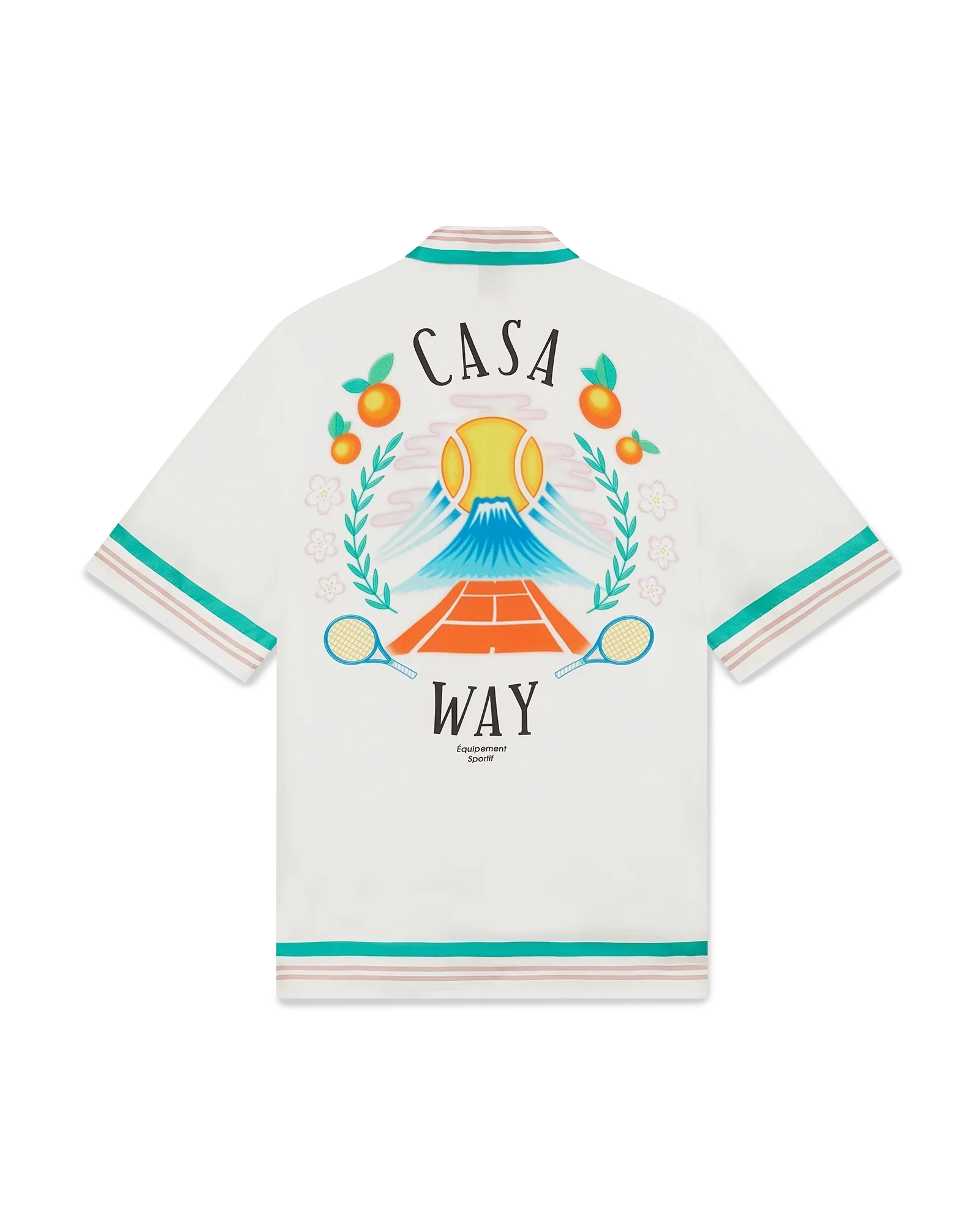 Casa Way Short Sleeve Silk Shirt | Casablanca Paris | Image 1