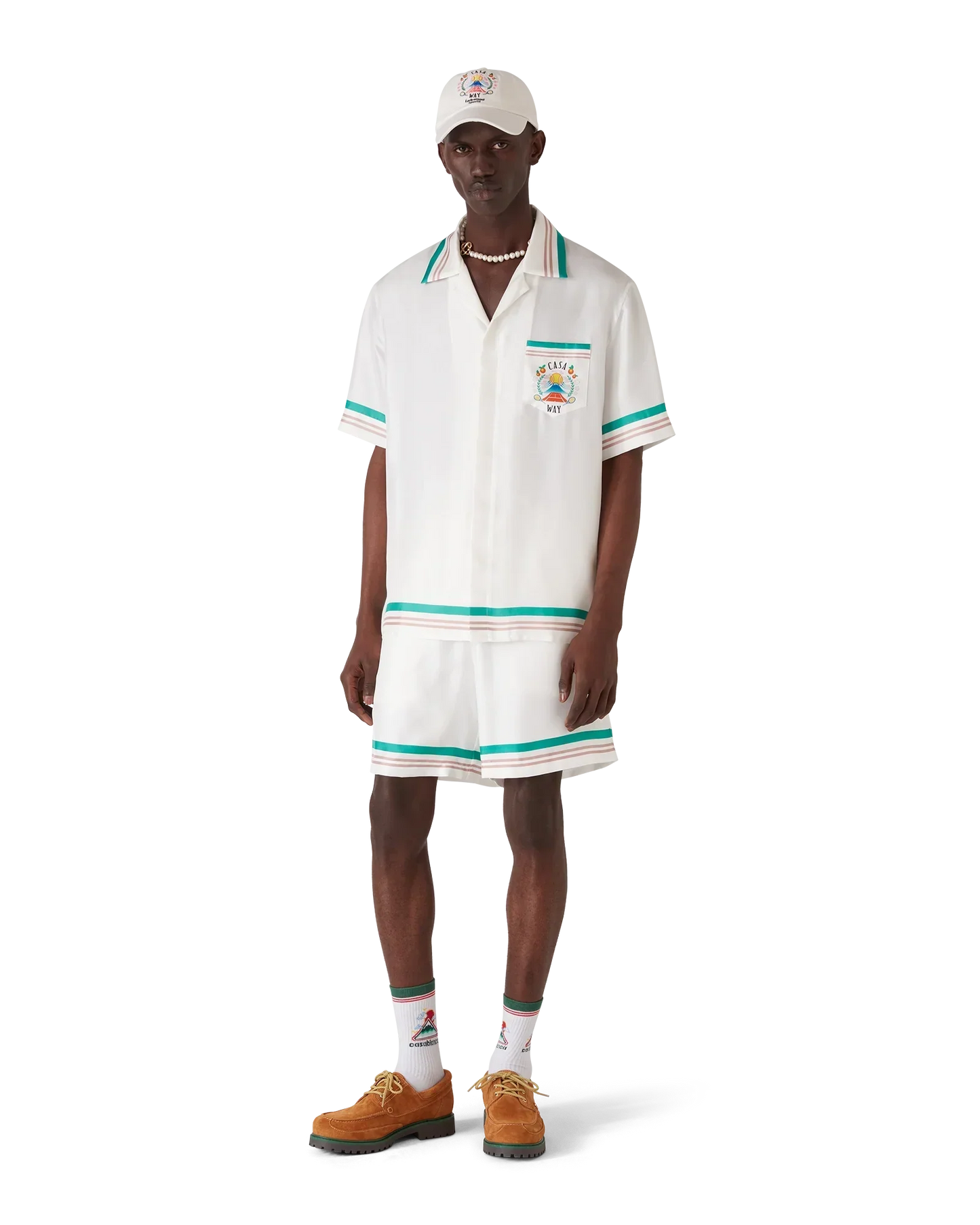 Casa Way Short Sleeve Silk Shirt | Casablanca Paris | Image 2
