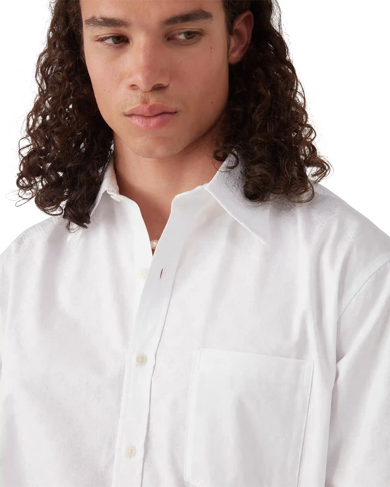 Cotton Monogram Jacquard Oxford Shirt | Casablanca Paris | Image 5