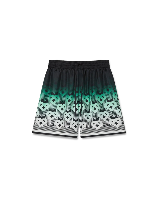 Gradient Monogram Silk Shorts | Casablanca Paris | Image 1