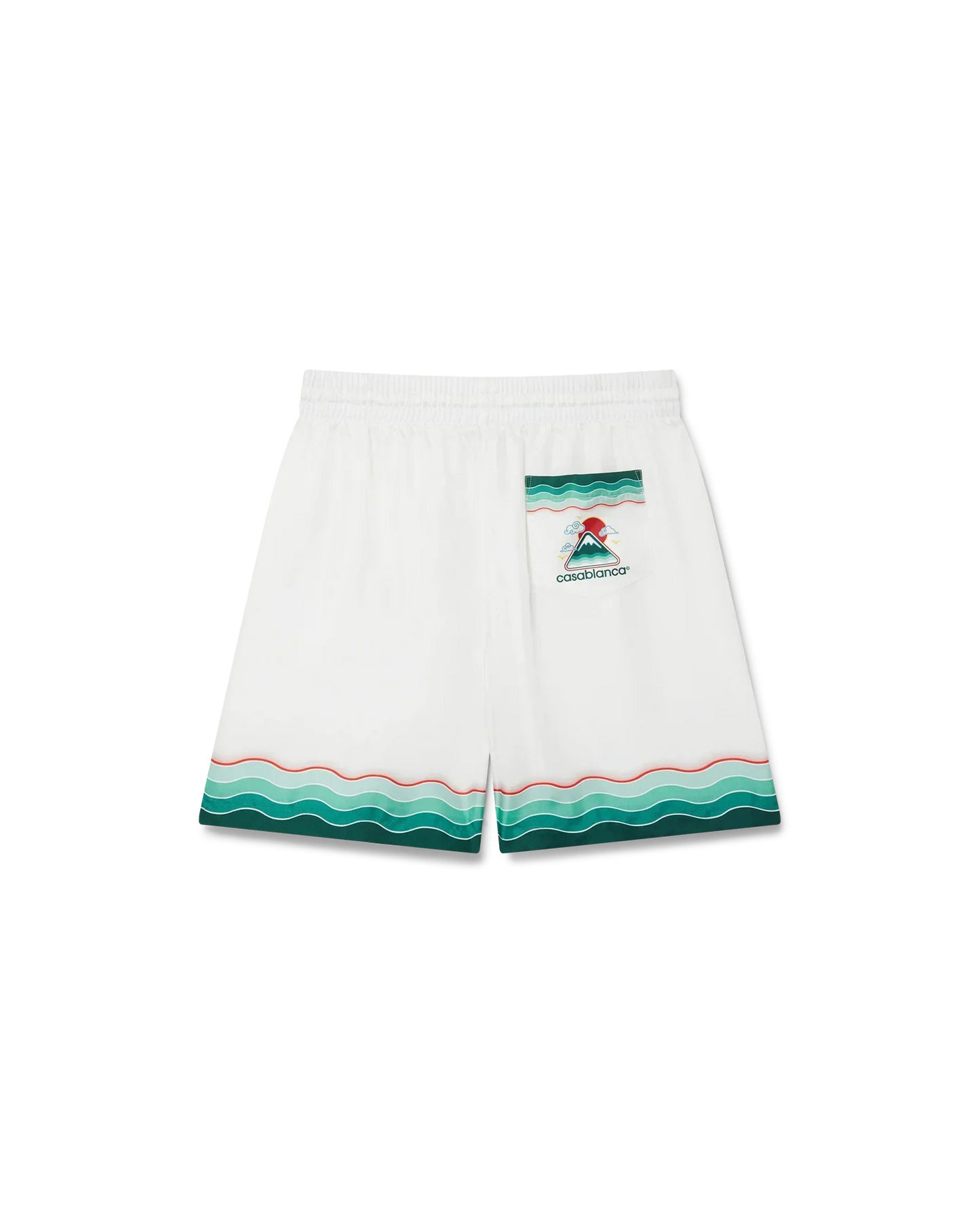 Montagne Ondulee Silk Shorts | Casablanca Paris | Image 1