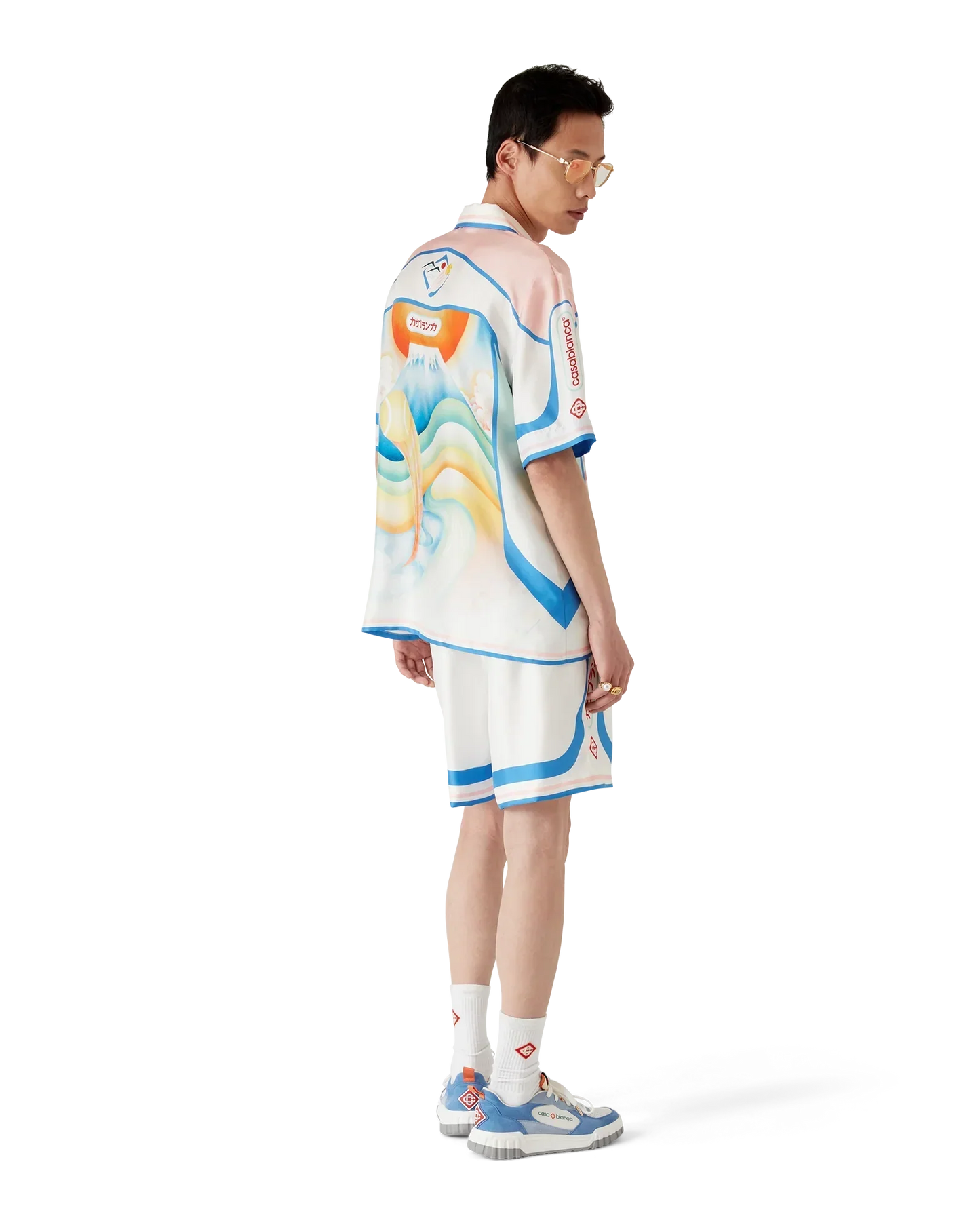 Fuji Dream Silk Shorts | Casablanca Paris | Image 3
