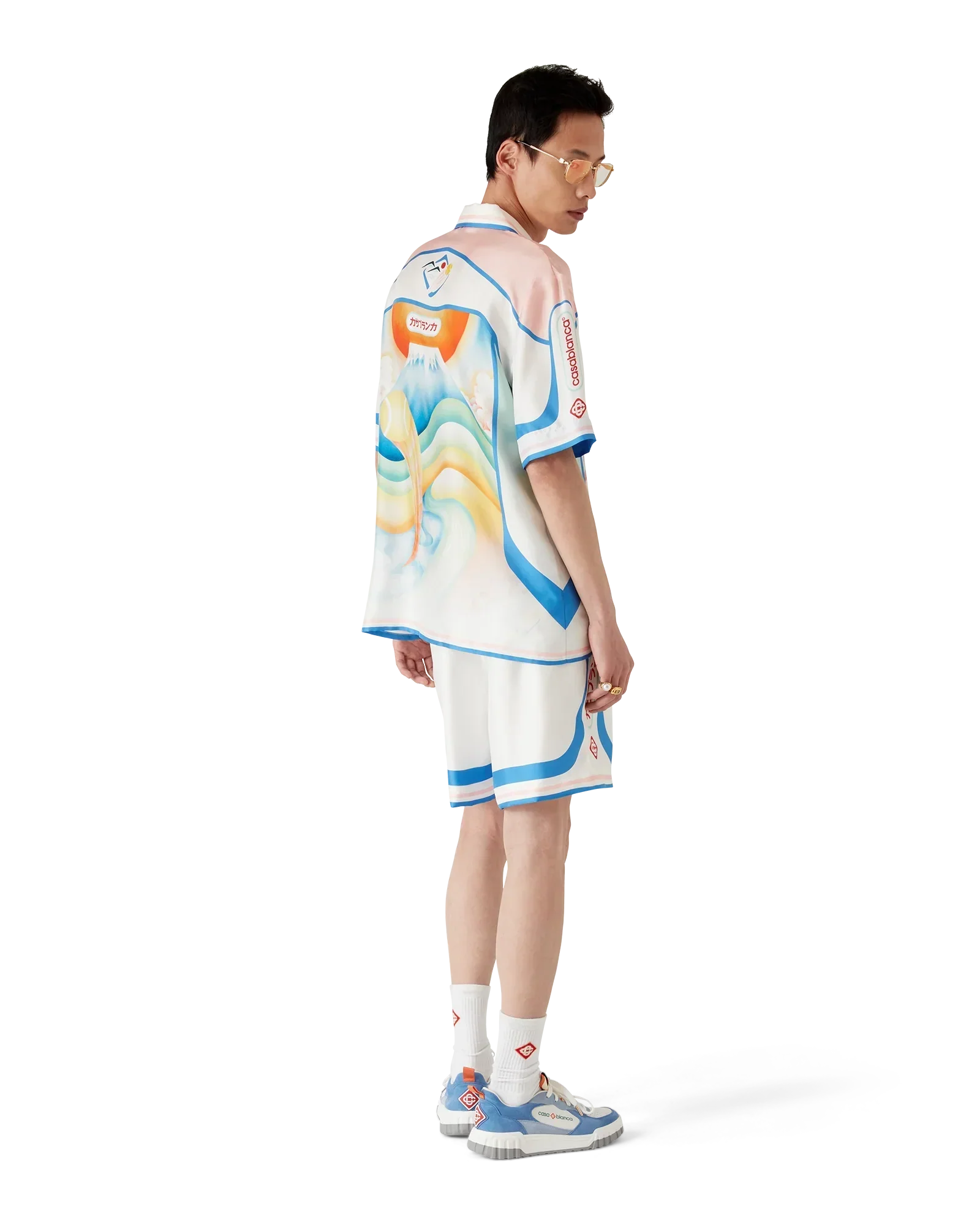 Fuji Dream Silk Shorts | Casablanca Paris | Image 3