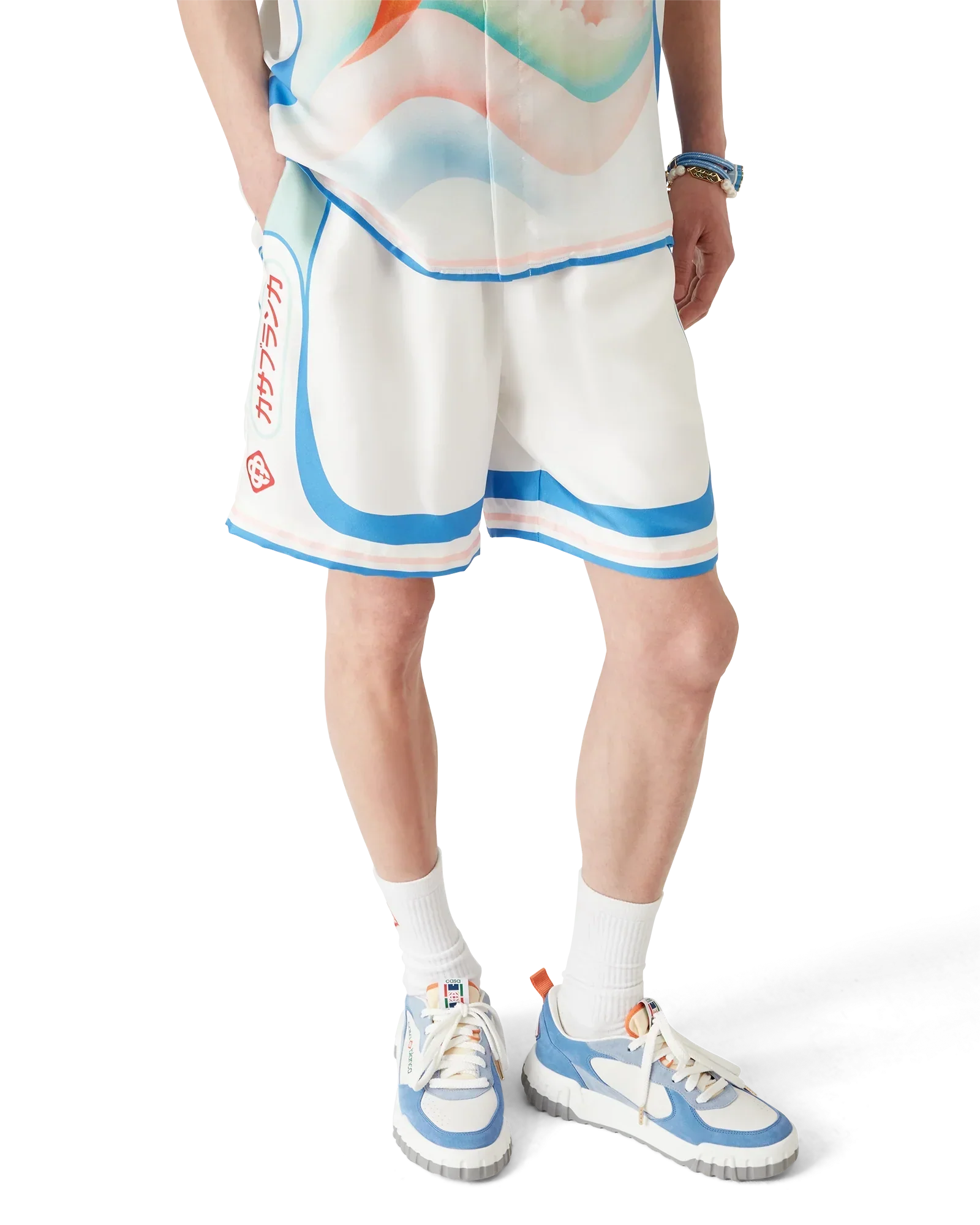 Fuji Dream Silk Shorts | Casablanca Paris | Image 4