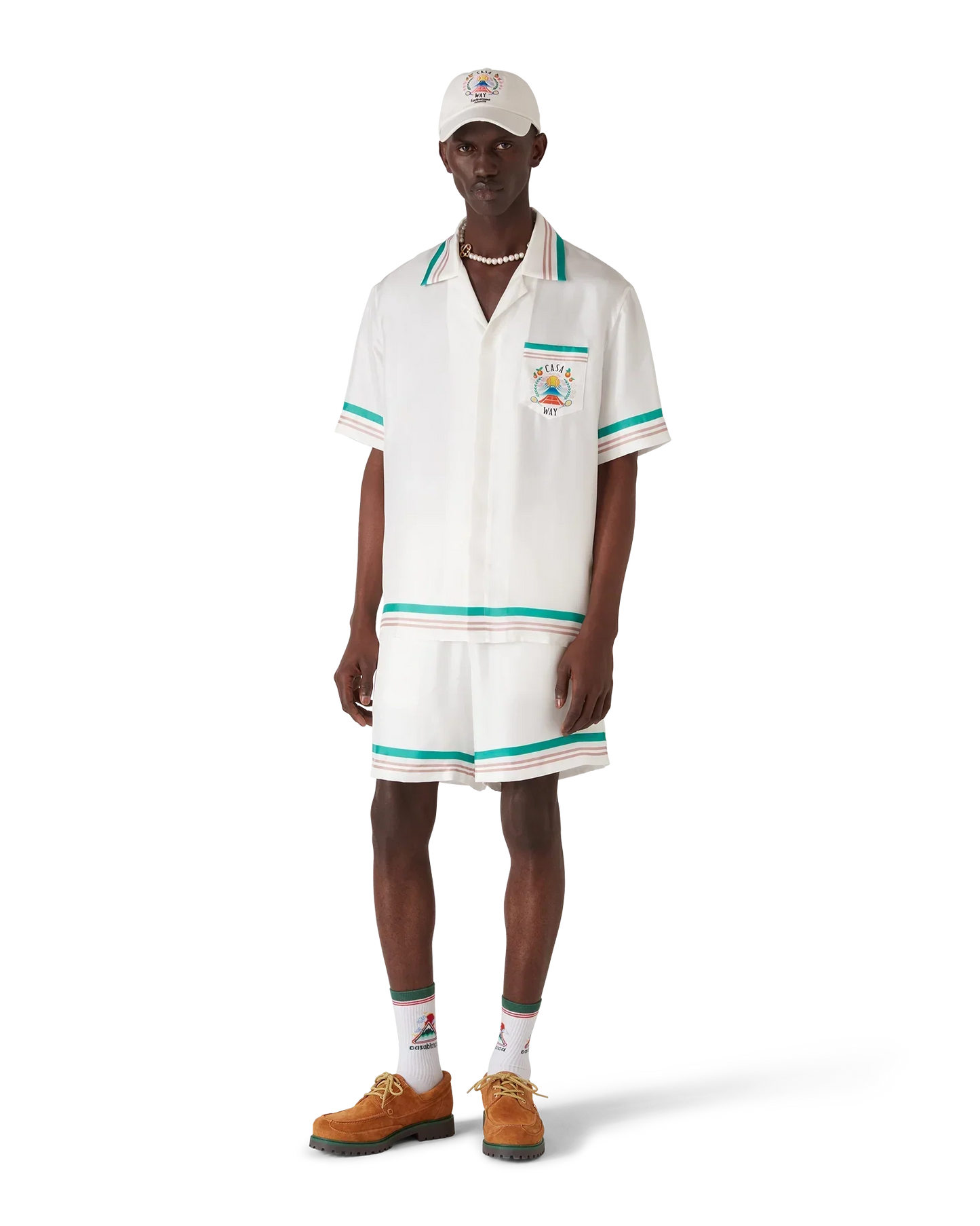 Casa Way Silk Shorts | Casablanca Paris | Image 2