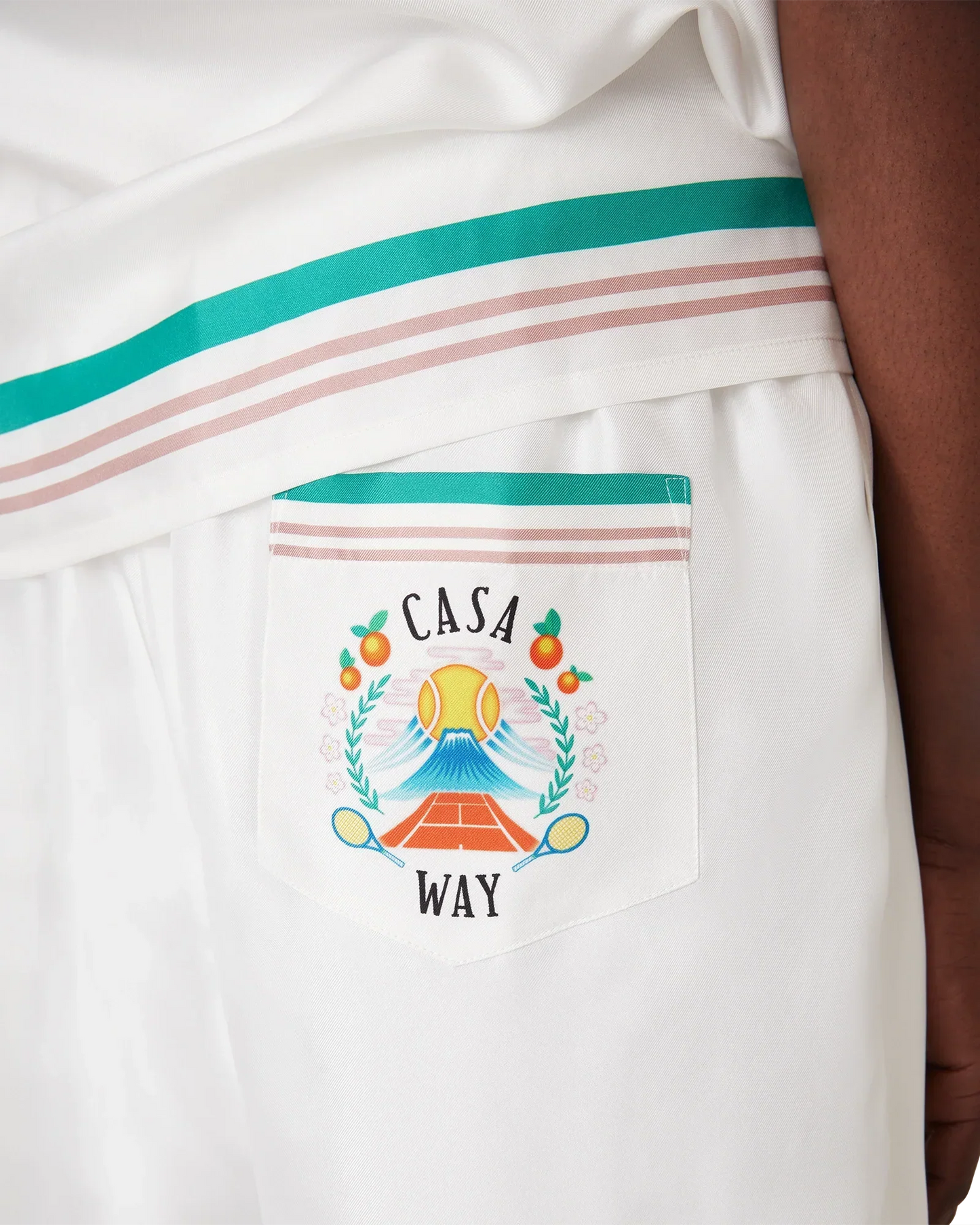 Casa Way Silk Shorts | Casablanca Paris | Image 5