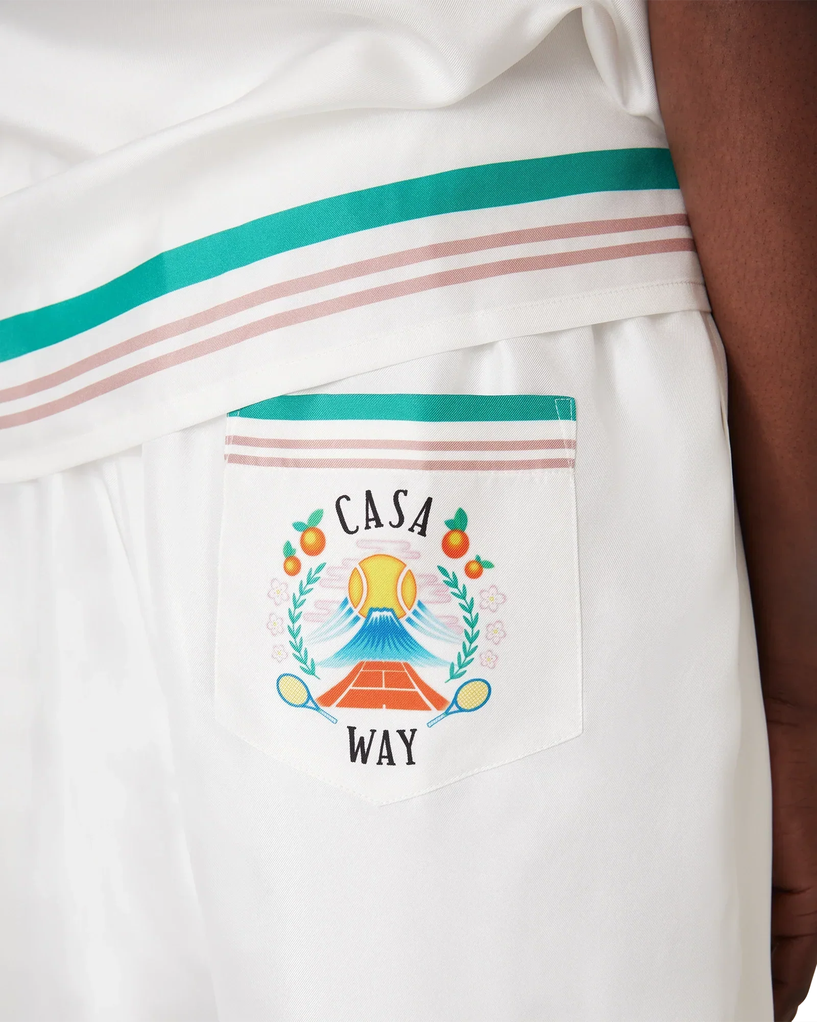 Casa Way Silk Shorts | Casablanca Paris | Image 5