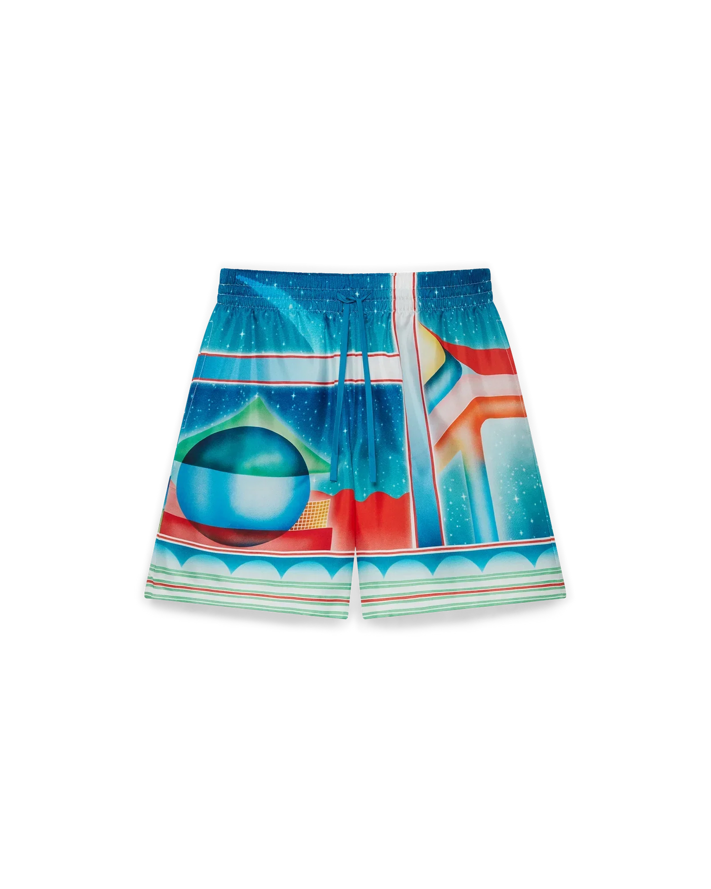 Galaxy Court Silk Shorts | Casablanca Paris | Image 1