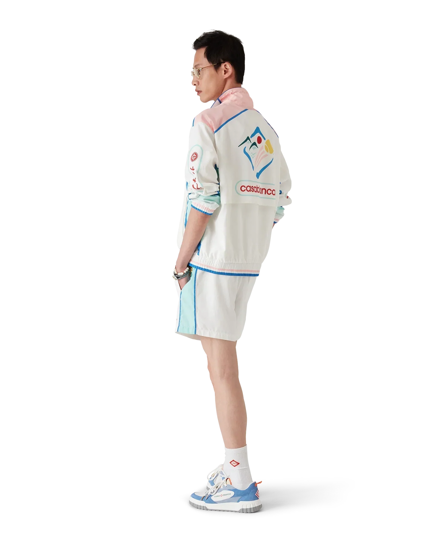 Casa Sportif Windbreaker Shorts | Casablanca Paris | Image 3