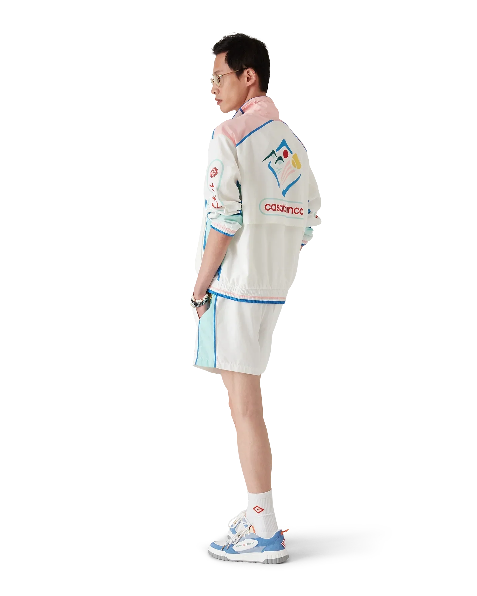Casa Sportif Windbreaker Shorts | Casablanca Paris | Image 3