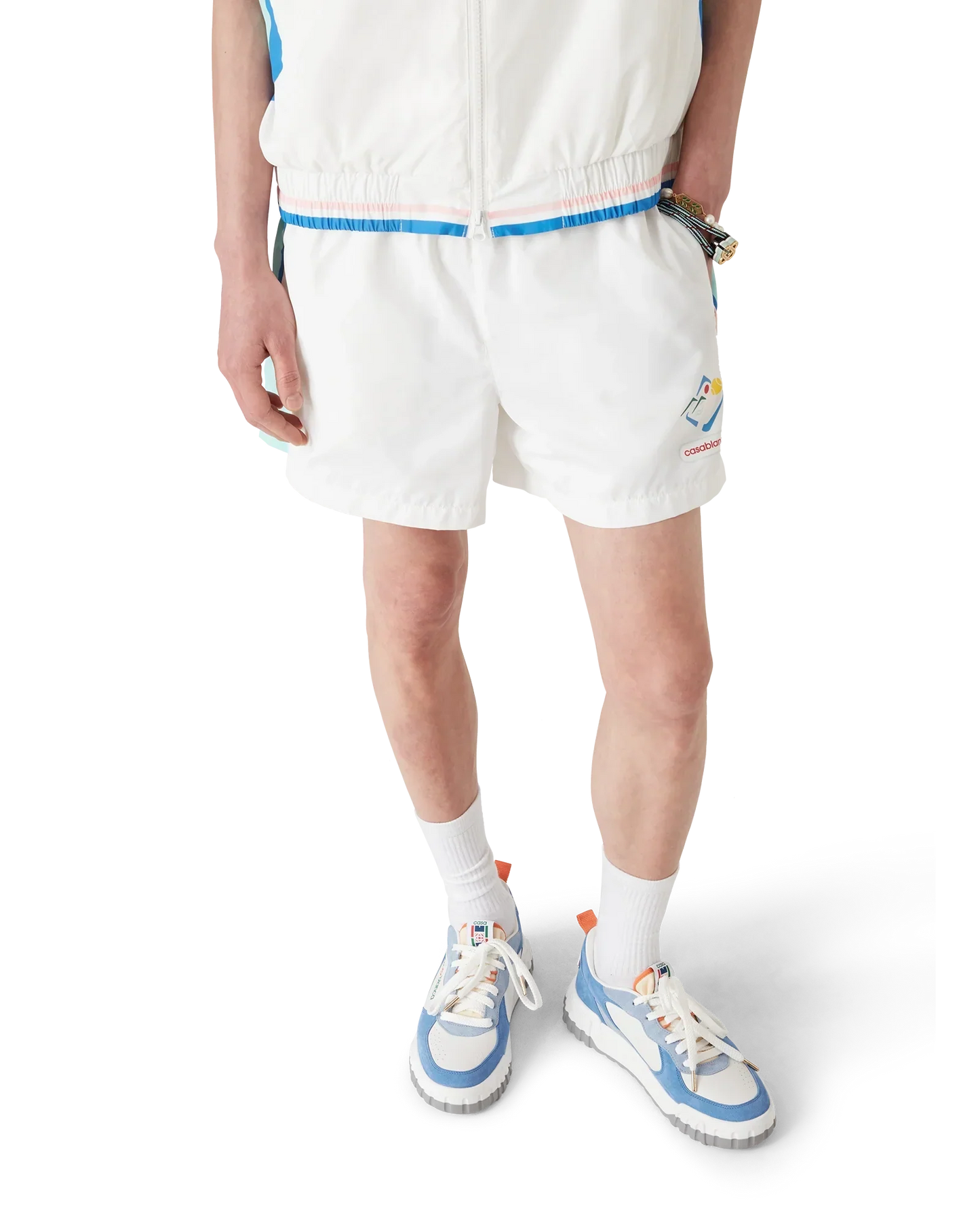 Casa Sportif Windbreaker Shorts | Casablanca Paris | Image 4