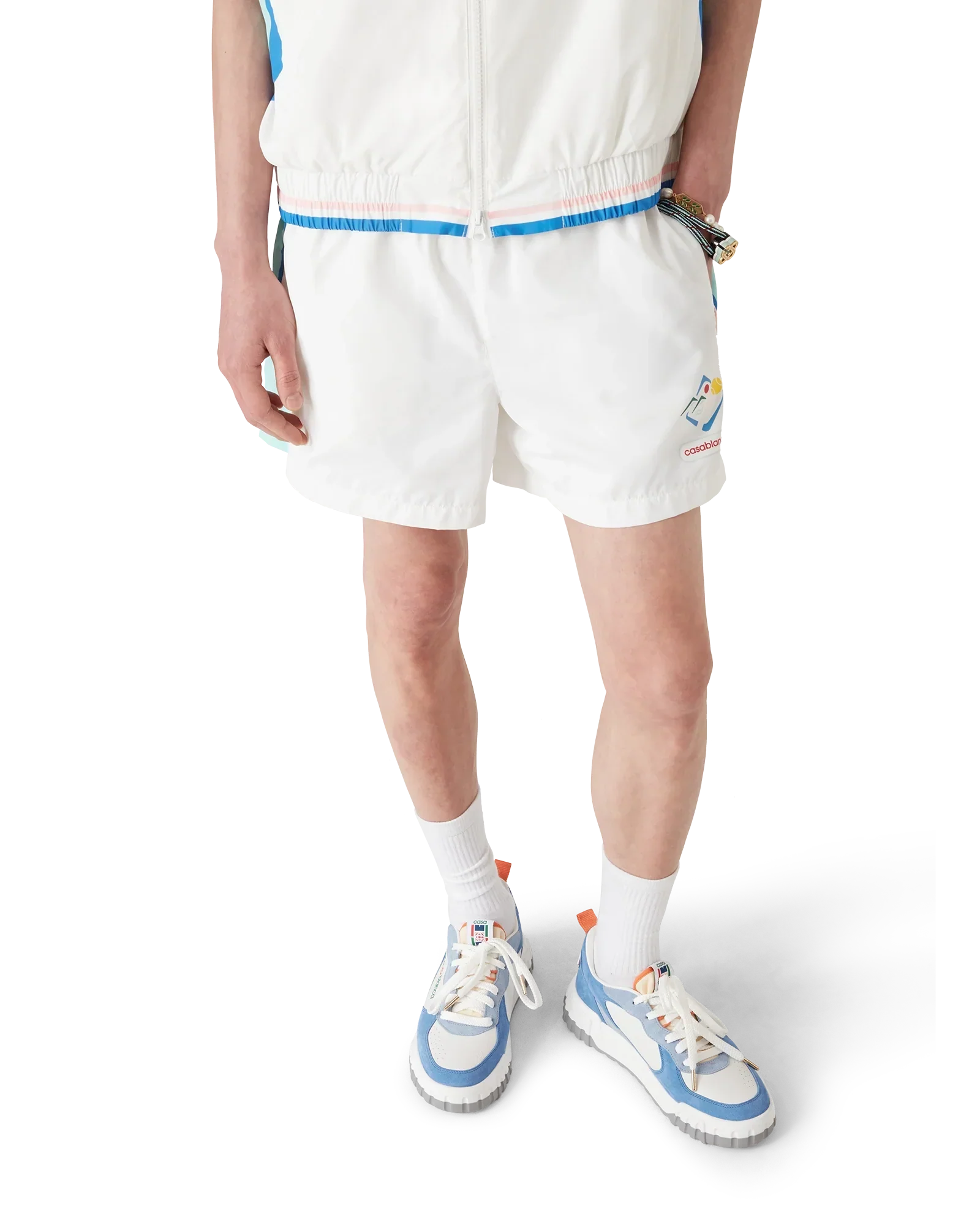 Casa Sportif Windbreaker Shorts | Casablanca Paris | Image 4