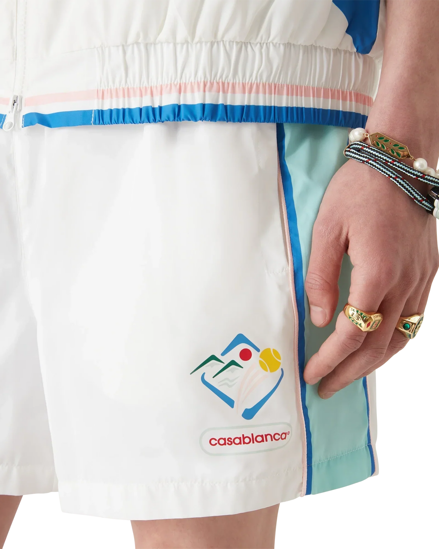 Casa Sportif Windbreaker Shorts | Casablanca Paris | Image 5