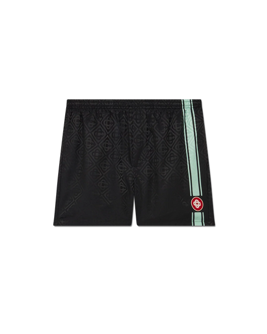 Monogram Jacquard Stripe Swim Shorts | Casablanca Paris | Image 1
