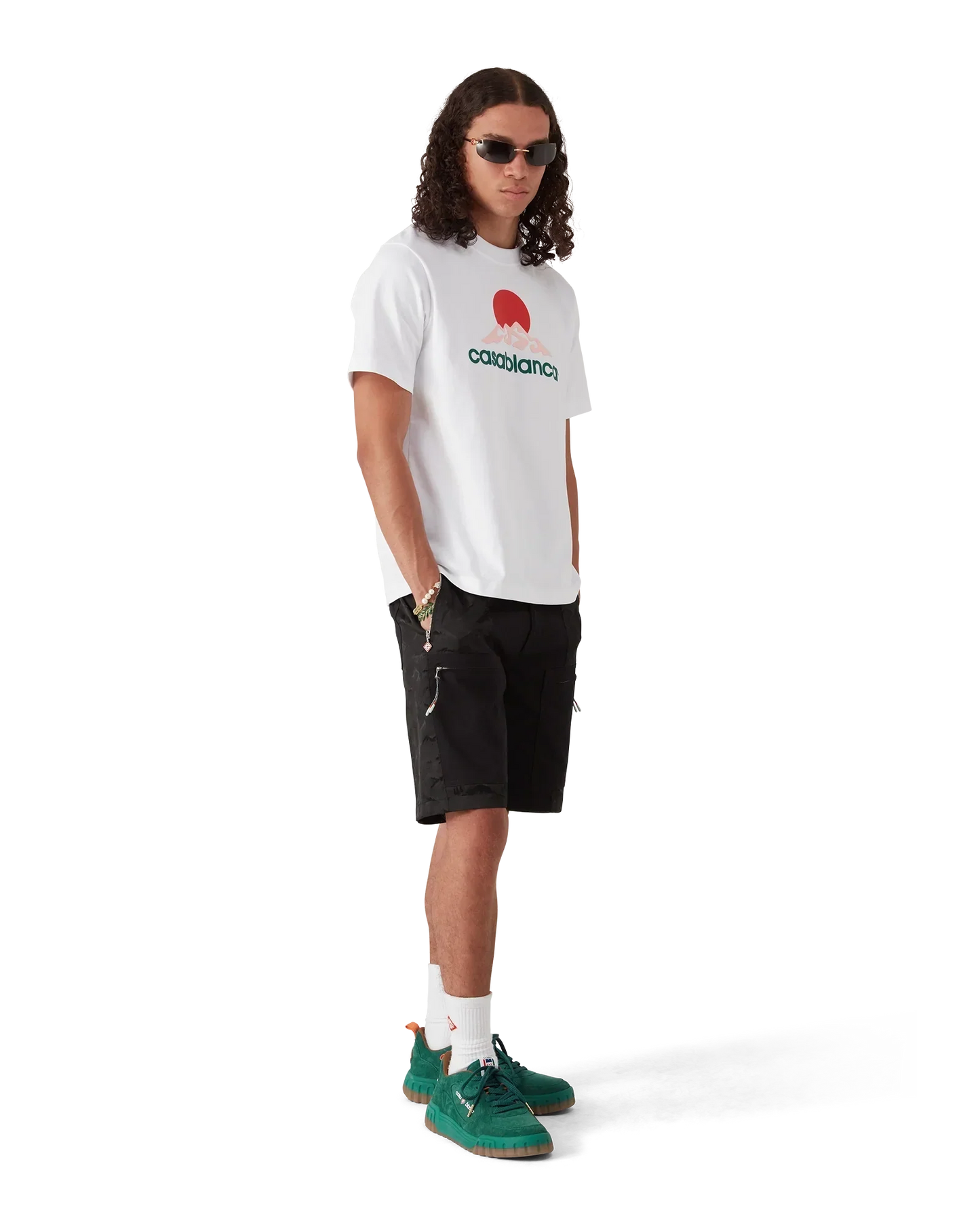 Nylon Mountain Camo Cargo Shorts | Casablanca Paris | Image 2