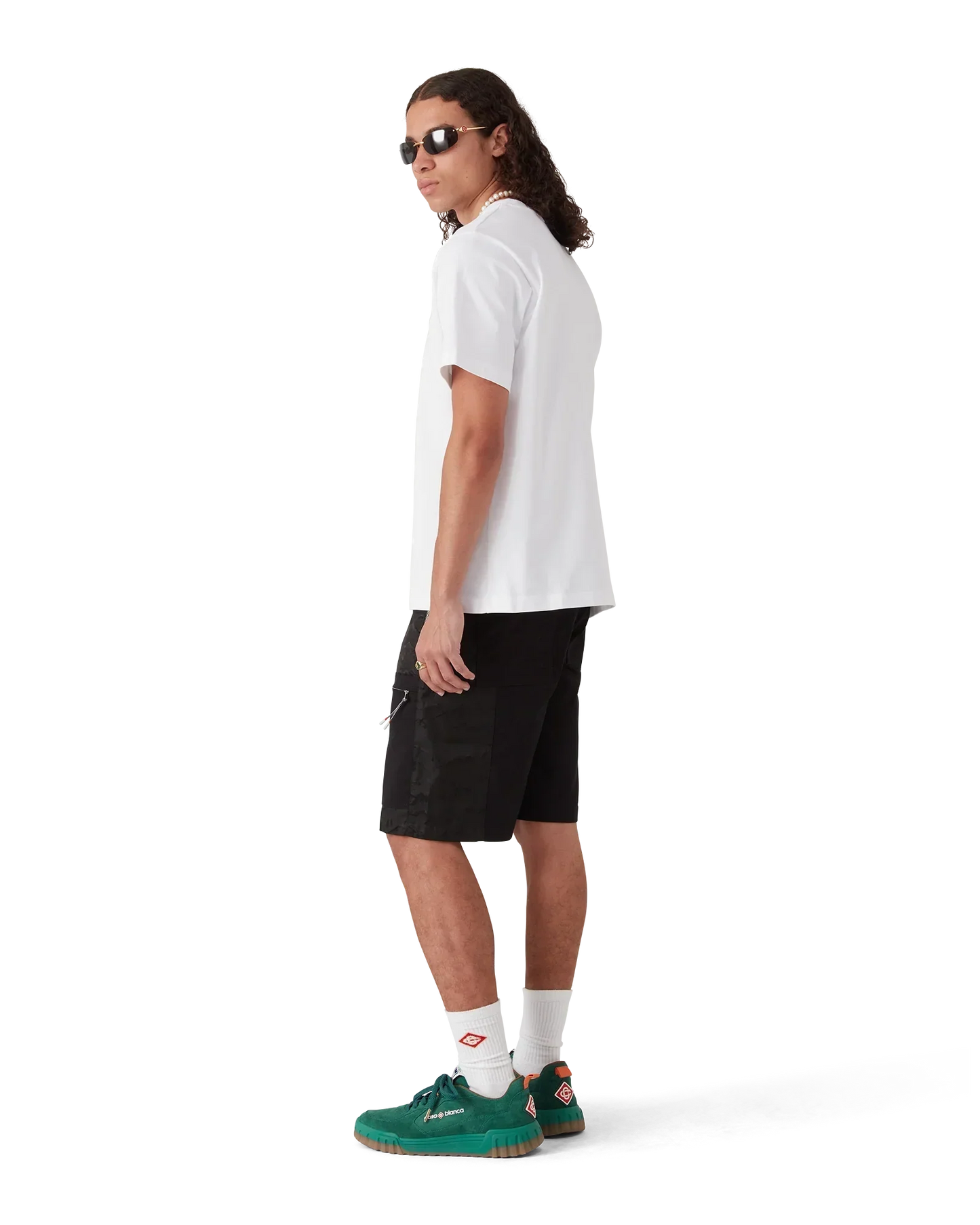 Nylon Mountain Camo Cargo Shorts | Casablanca Paris | Image 3