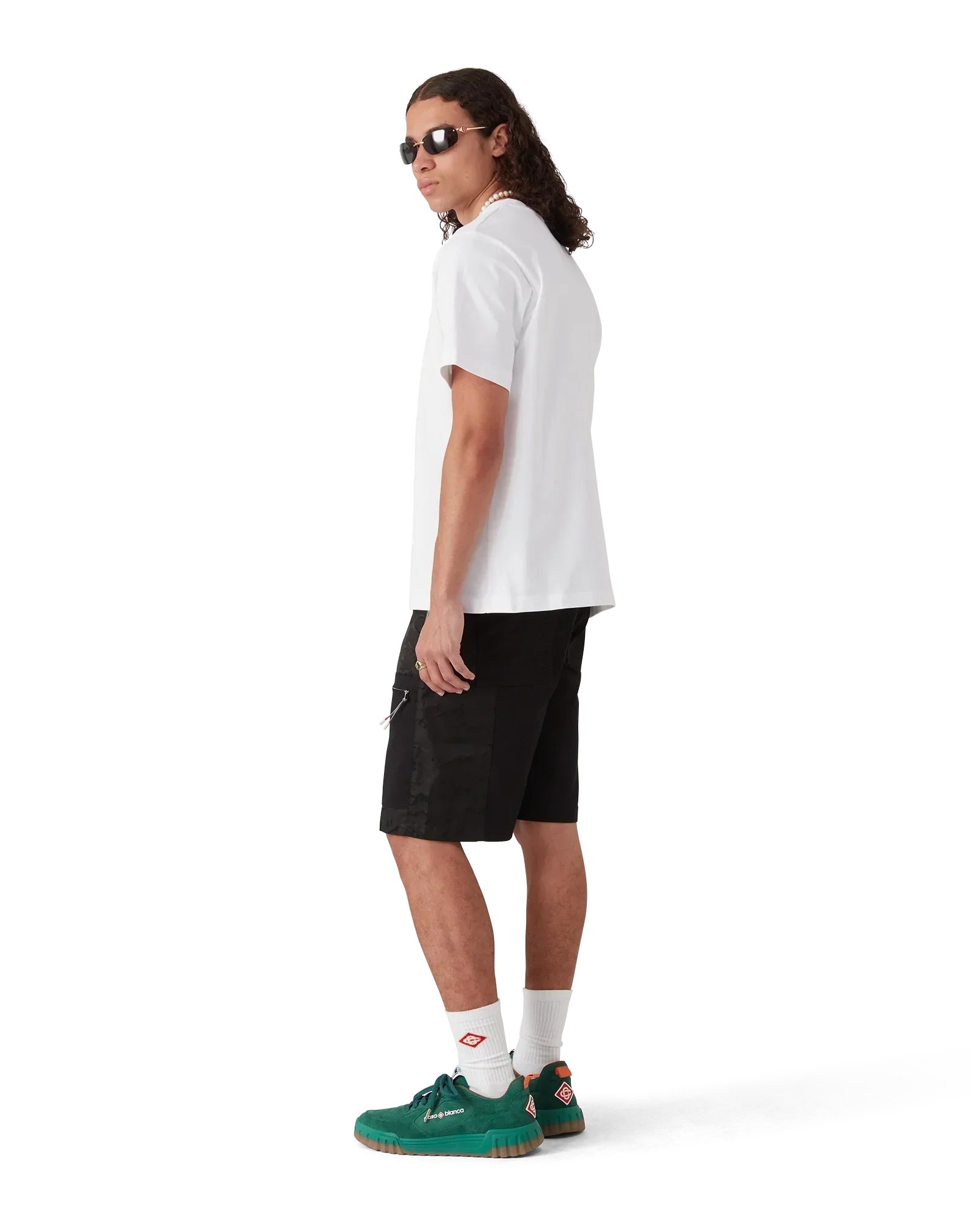 Nylon Mountain Camo Cargo Shorts | Casablanca Paris | Image 3