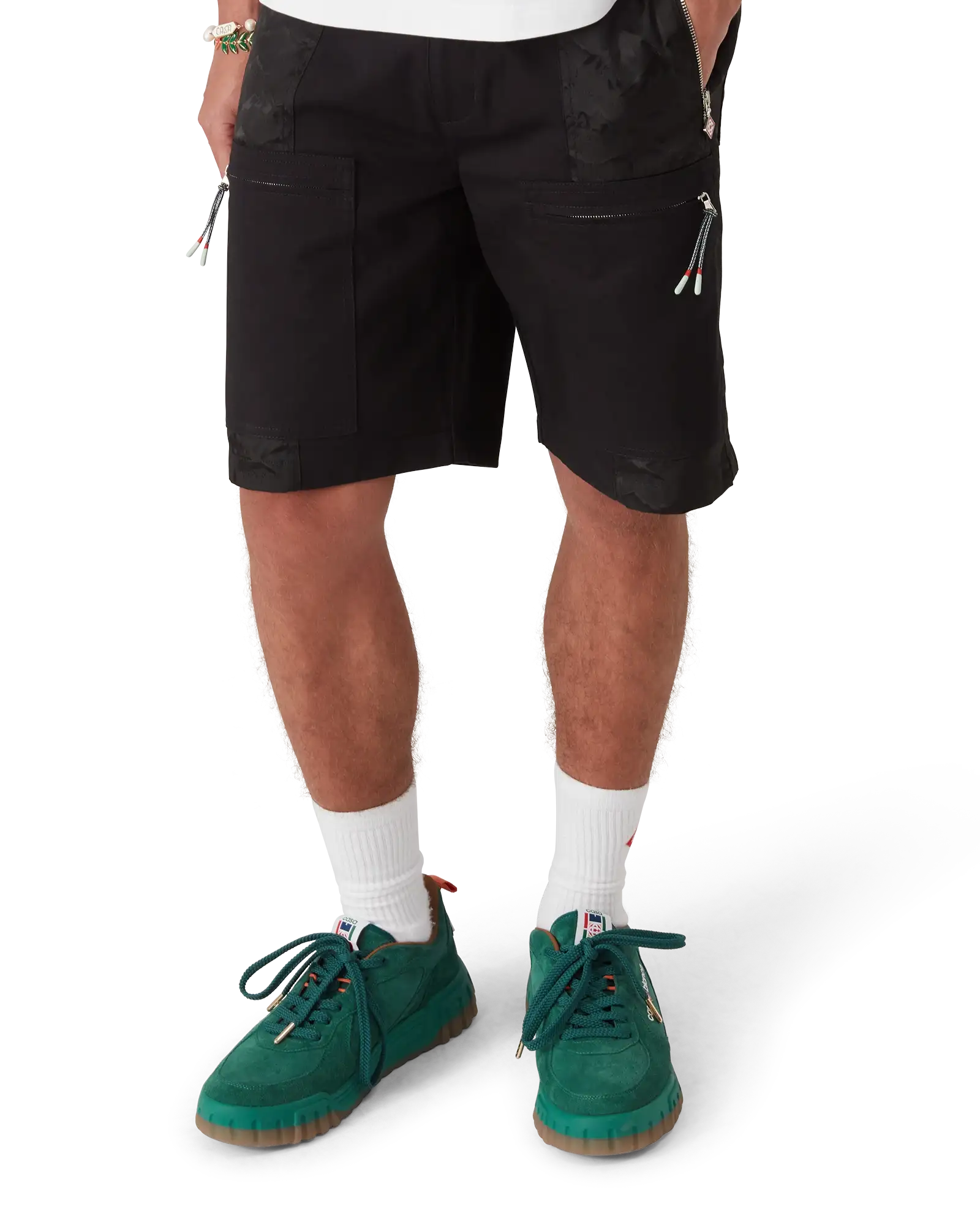 Nylon Mountain Camo Cargo Shorts | Casablanca Paris | Image 4
