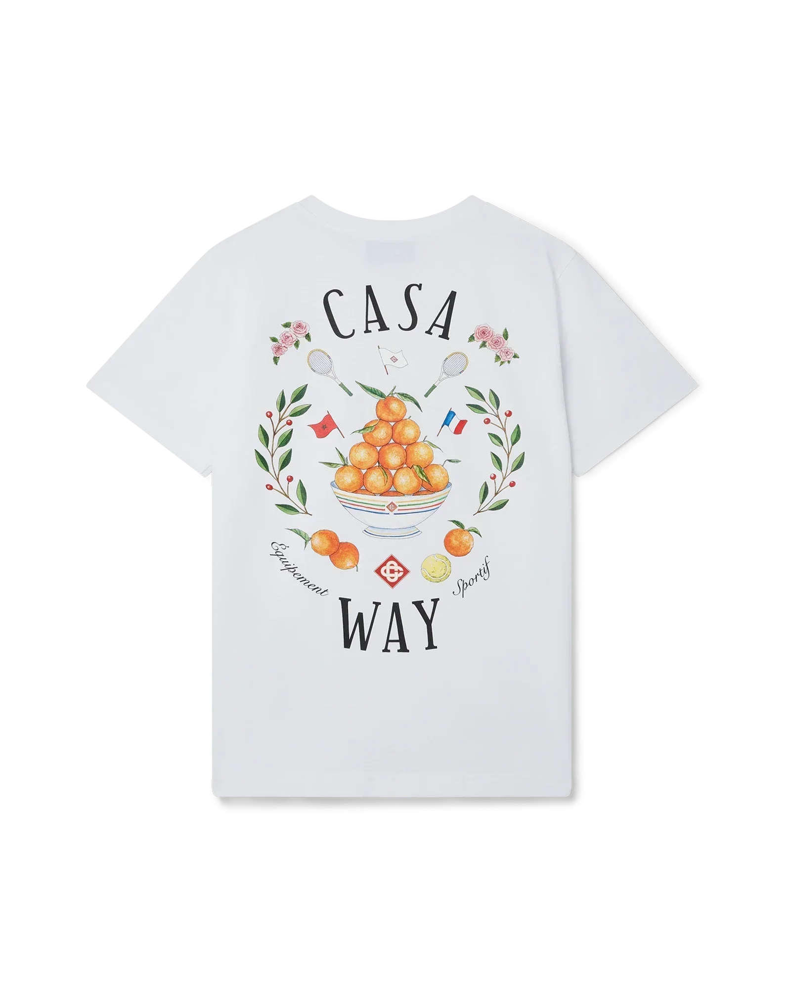 Casa Way Short Sleeve T-Shirt | Casablanca Paris | Image 1