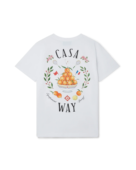 Casa Way Short Sleeve T-Shirt | Casablanca Paris | Image 1