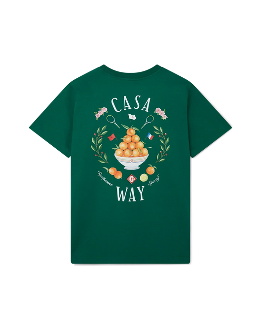 Casa Way Short Sleeve T-Shirt | Casablanca Paris | Image 1