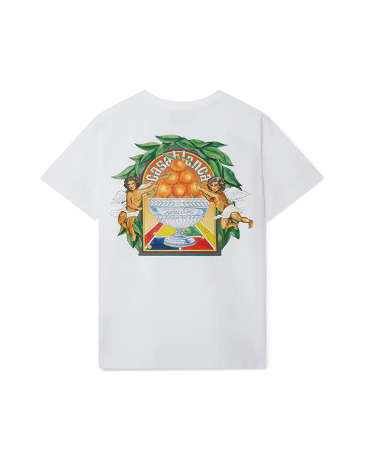 Triomphe D'Orange Short Sleeve T-Shirt | Casablanca Paris | Image 1