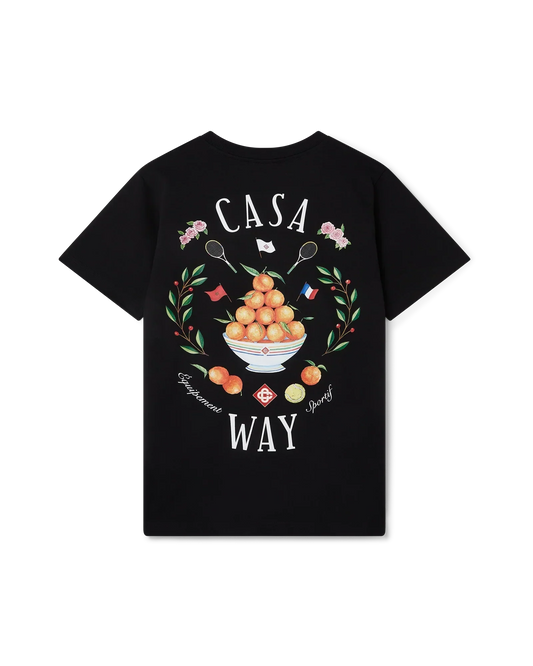 Casa Way Short Sleeve T-Shirt | Casablanca Paris | Image 1